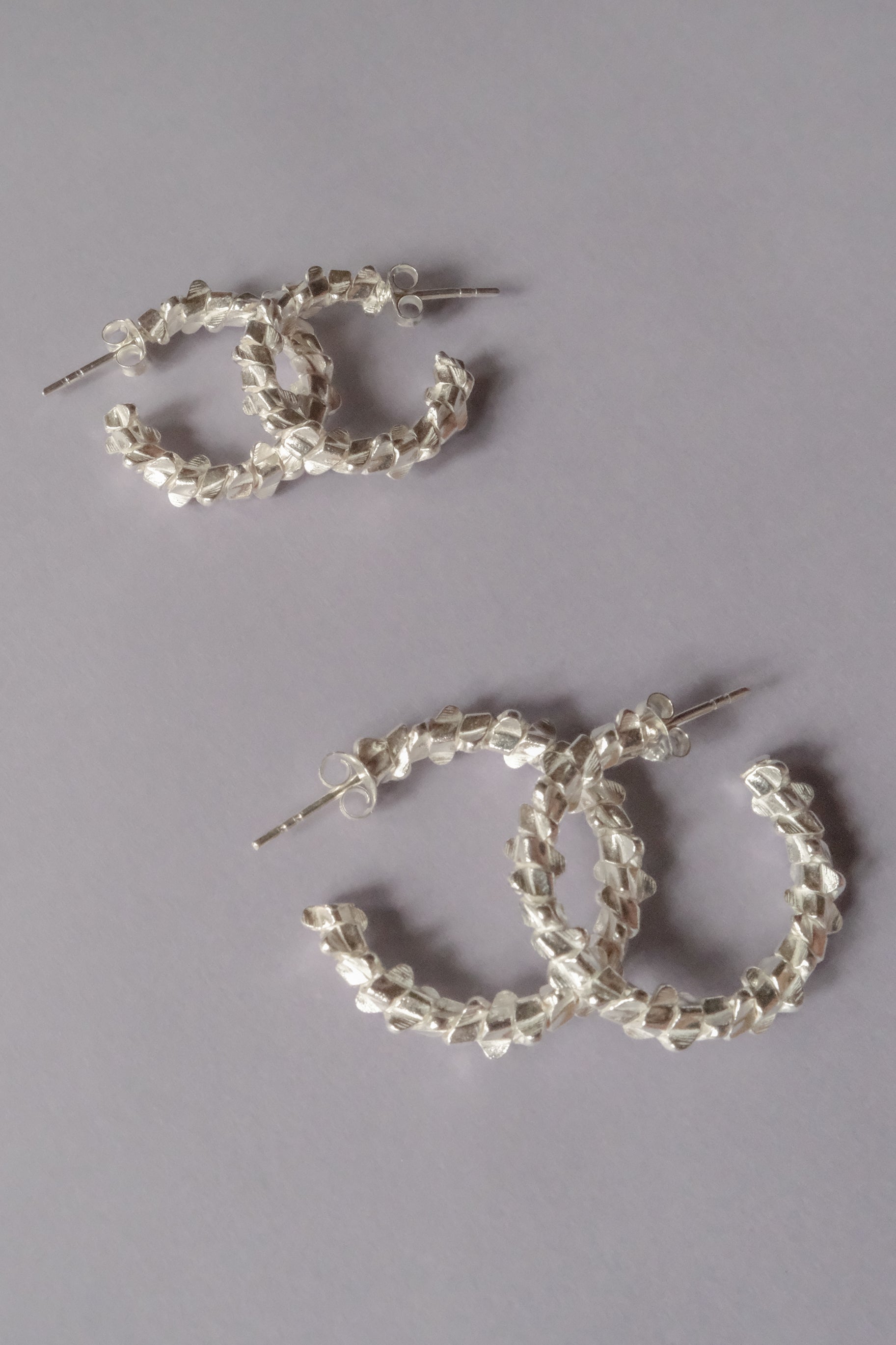 Ethnic Handcrafted Silver Earrings _ SP III