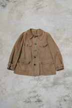 1940’s French Canvas Hunting Jacket / 法國古著帆布狩獵外套