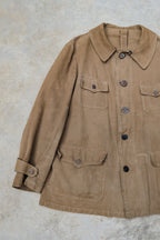 1940’s French Canvas Hunting Jacket / 法國古著帆布狩獵外套