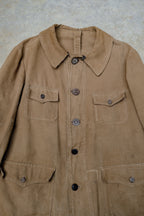 1940’s French Canvas Hunting Jacket / 法國古著帆布狩獵外套