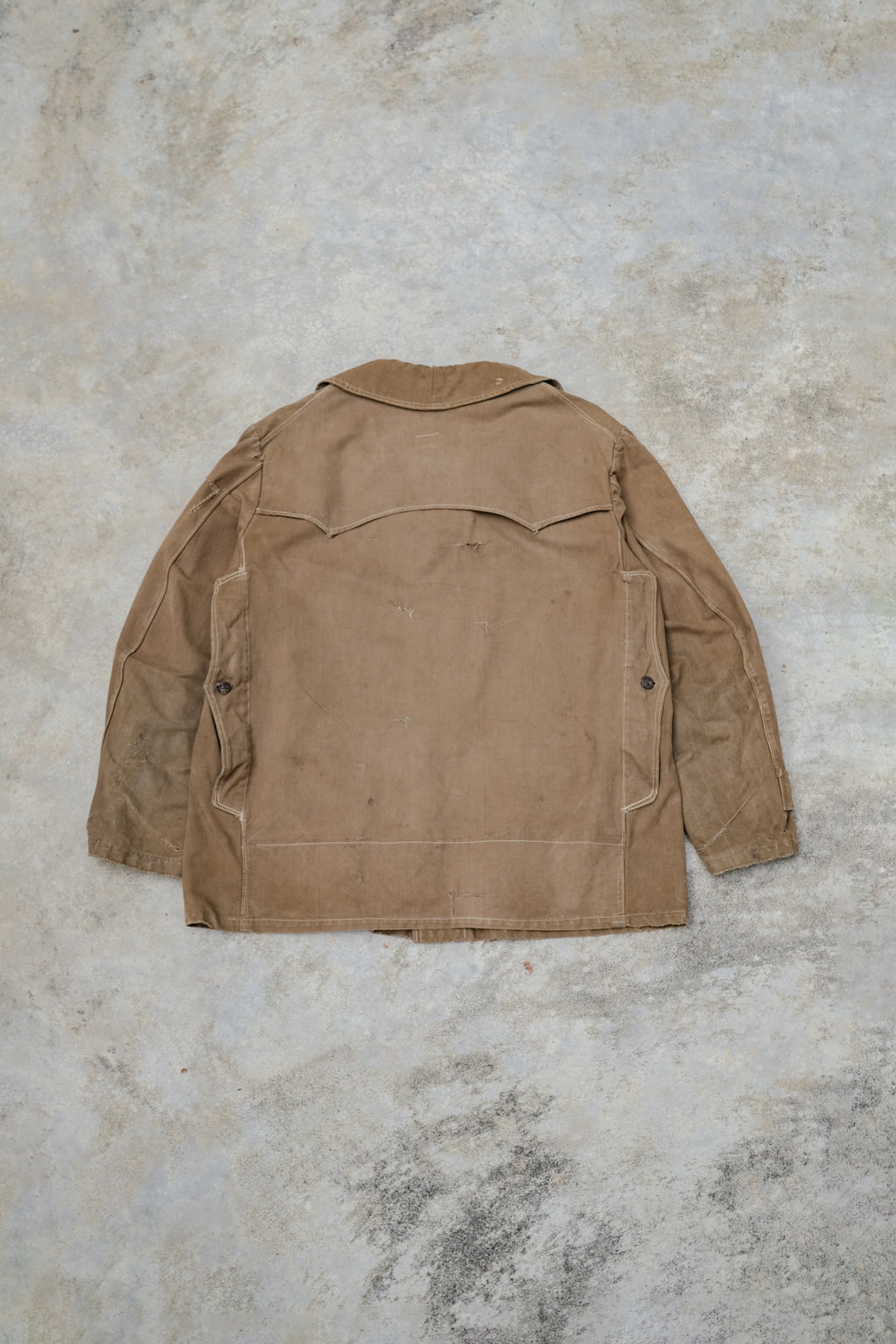 1940’s French Canvas Hunting Jacket / 法國古著帆布狩獵外套