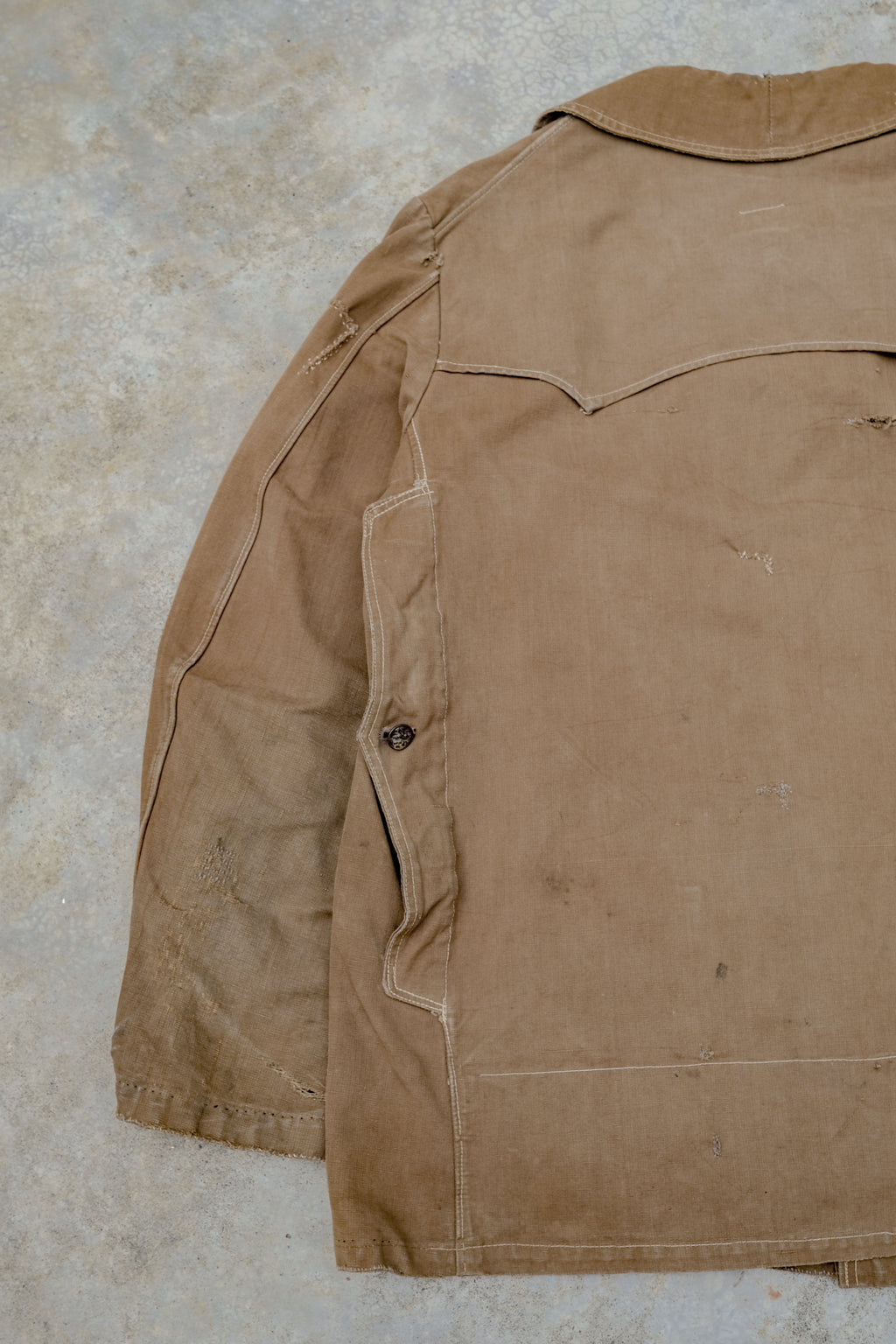 1940’s French Canvas Hunting Jacket / 法國古著帆布狩獵外套