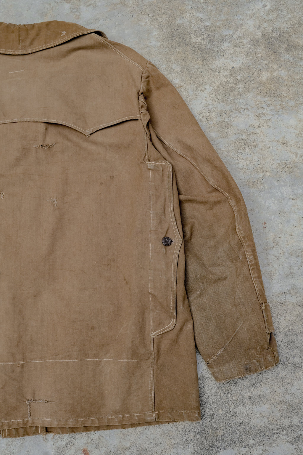 1940’s French Canvas Hunting Jacket / 法國古著帆布狩獵外套