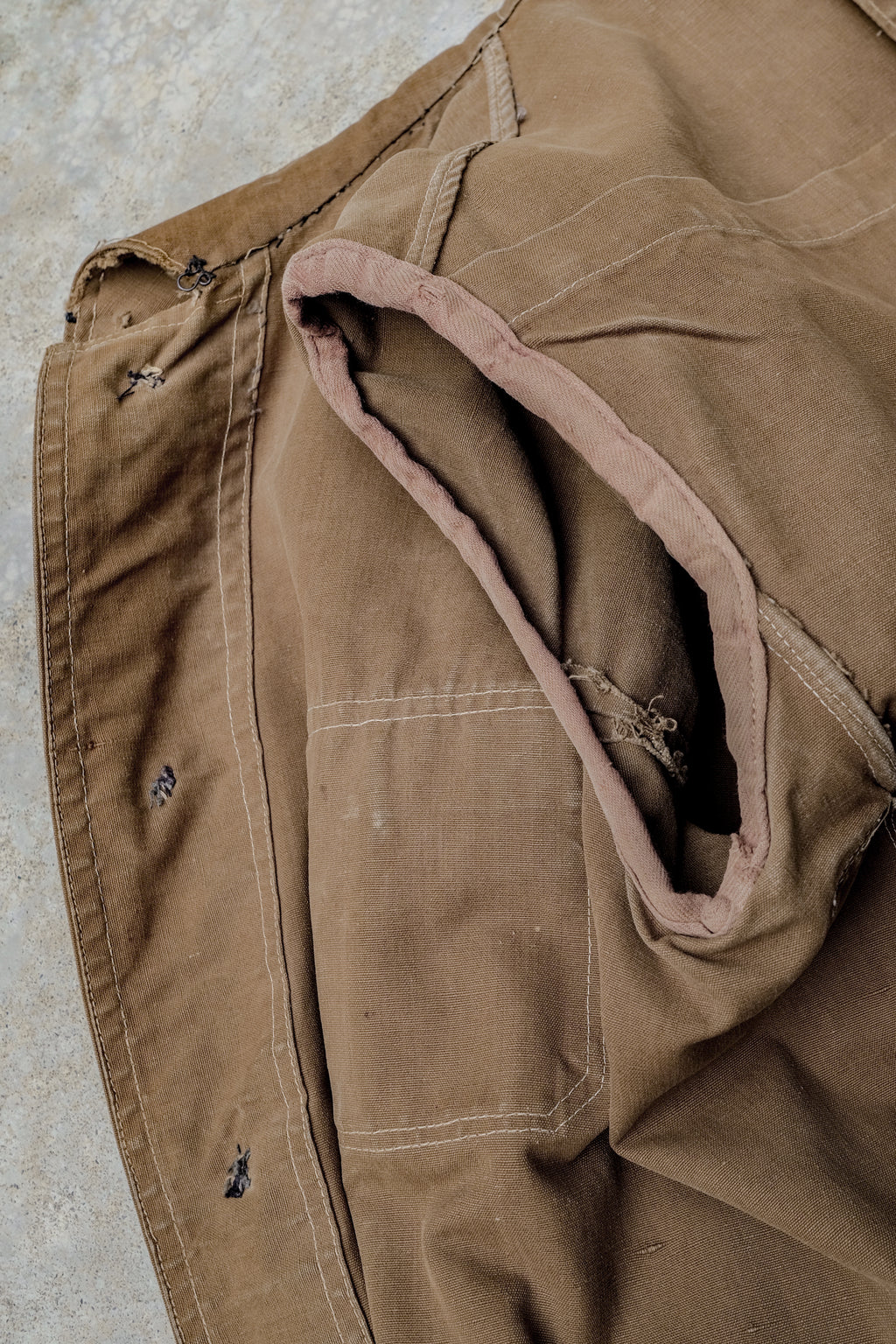 1940’s French Canvas Hunting Jacket / 法國古著帆布狩獵外套