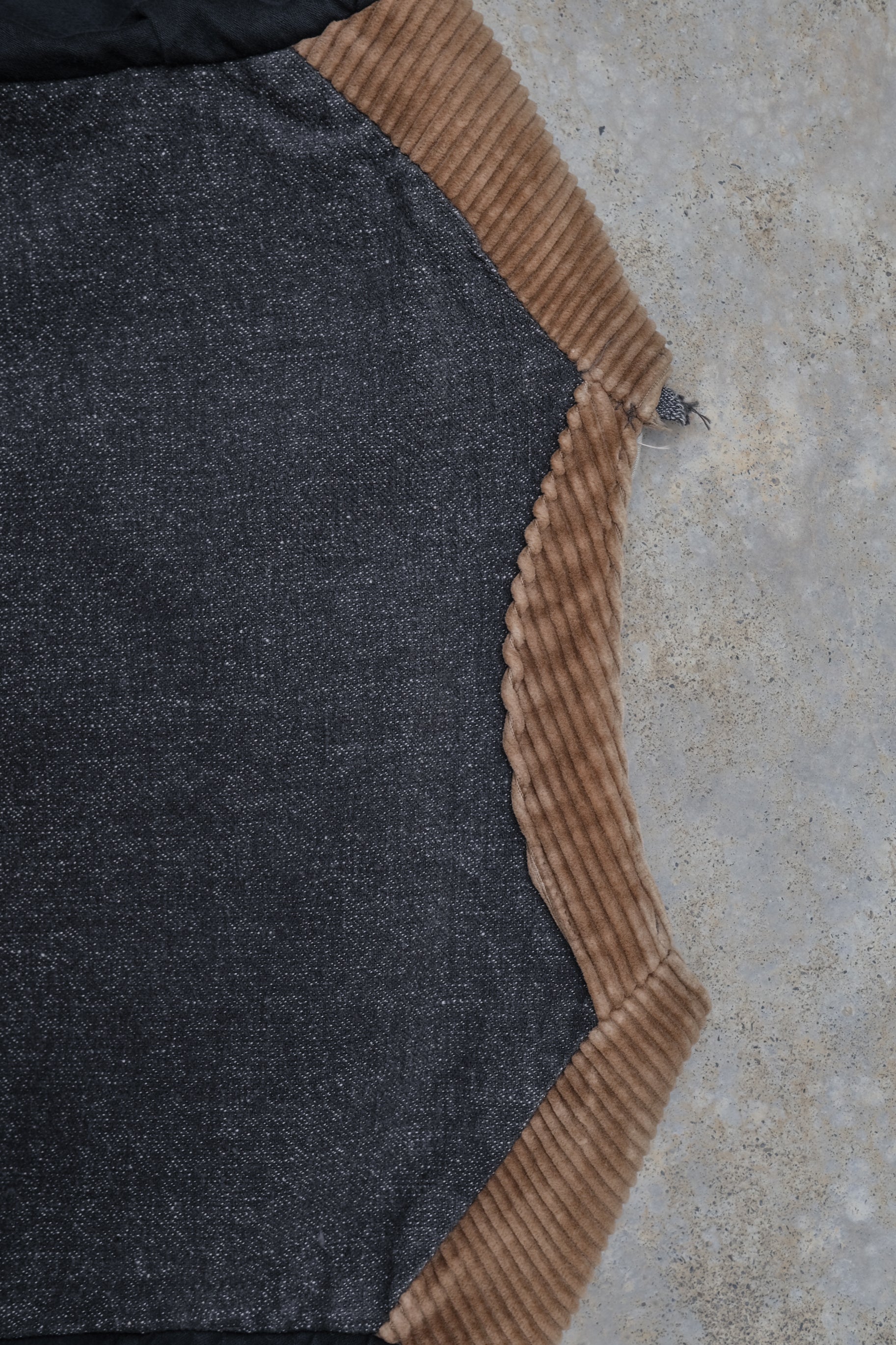 1940's French Farmer Work Corduroy Waistcoat / 法國燈芯絨農夫作務外套