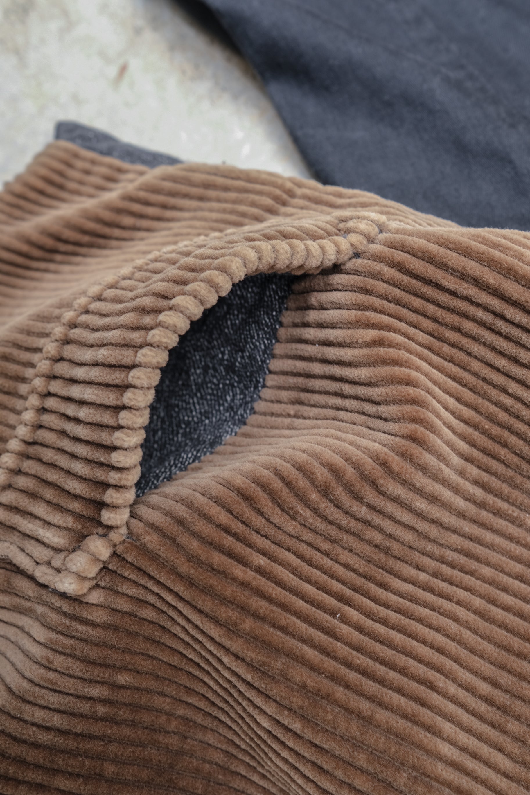 1940's French Farmer Work Corduroy Waistcoat / 法國燈芯絨農夫作務外套