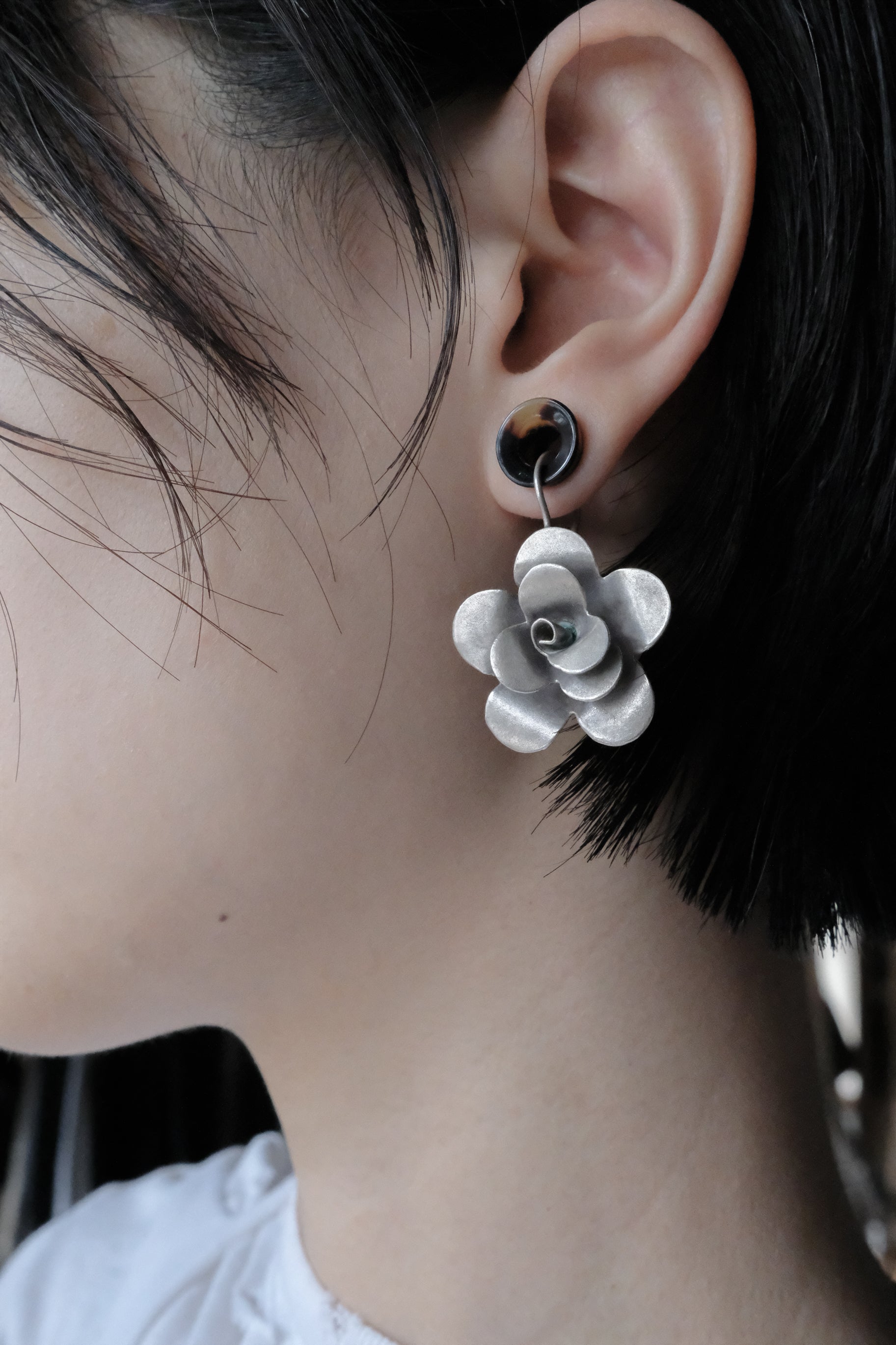 Ethnic Handcrafted Silver Earrings _ BO II