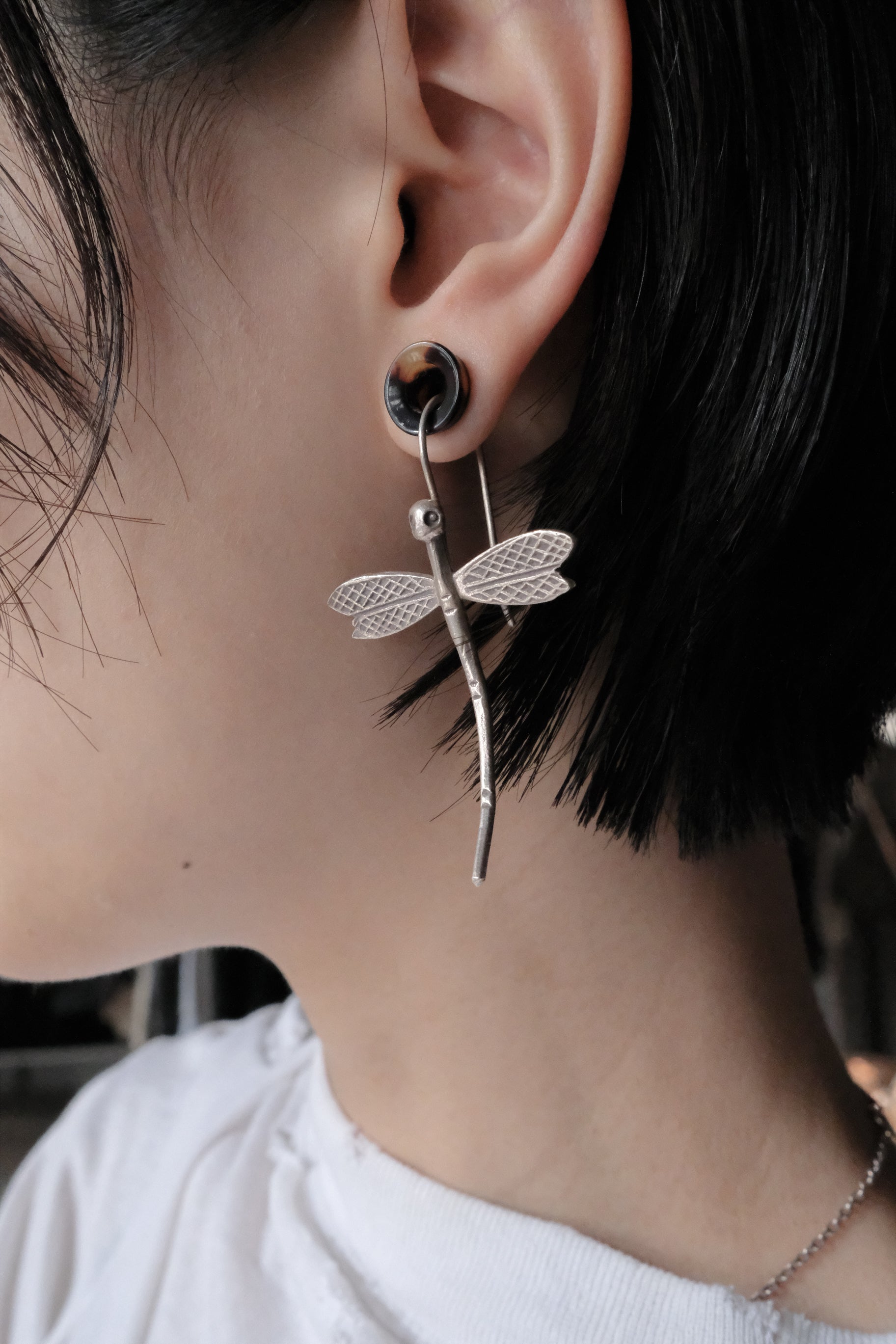 Ethnic Handcrafted Silver Earrings _ CR II