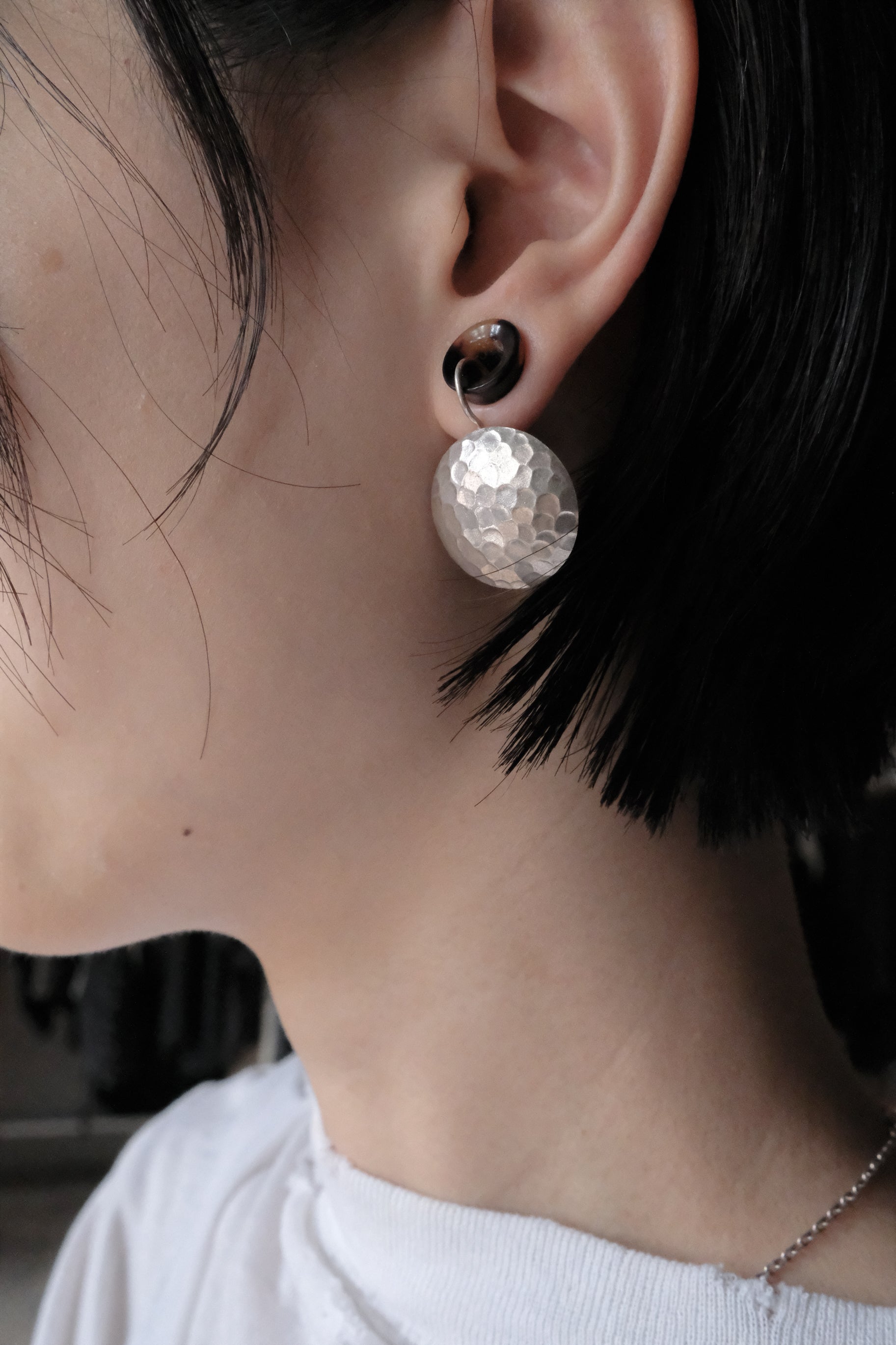 Ethnic Handcrafted Silver Earrings _ WA II