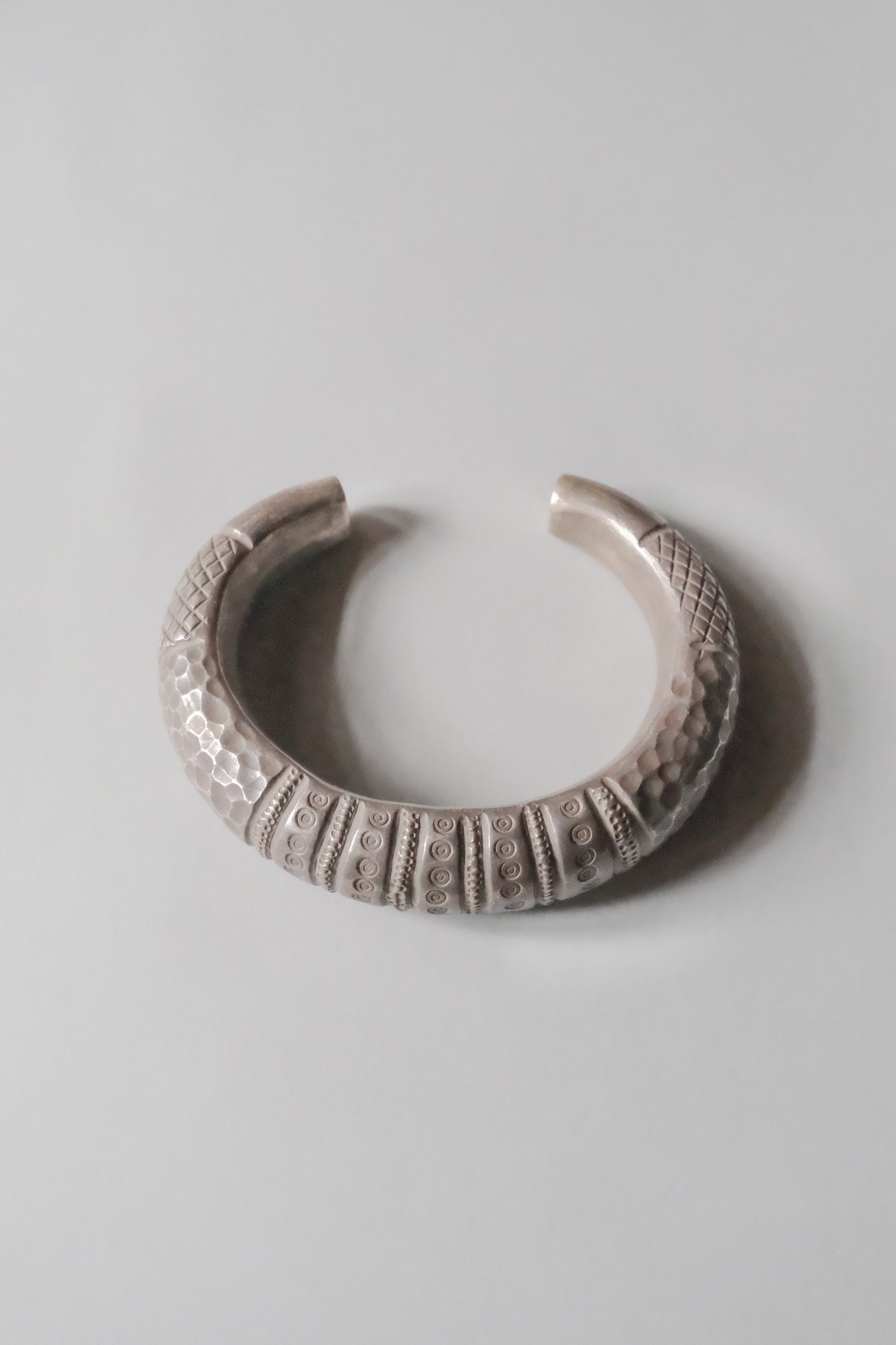 Ethnic Handcrafted Silver Cuff Bracelet I