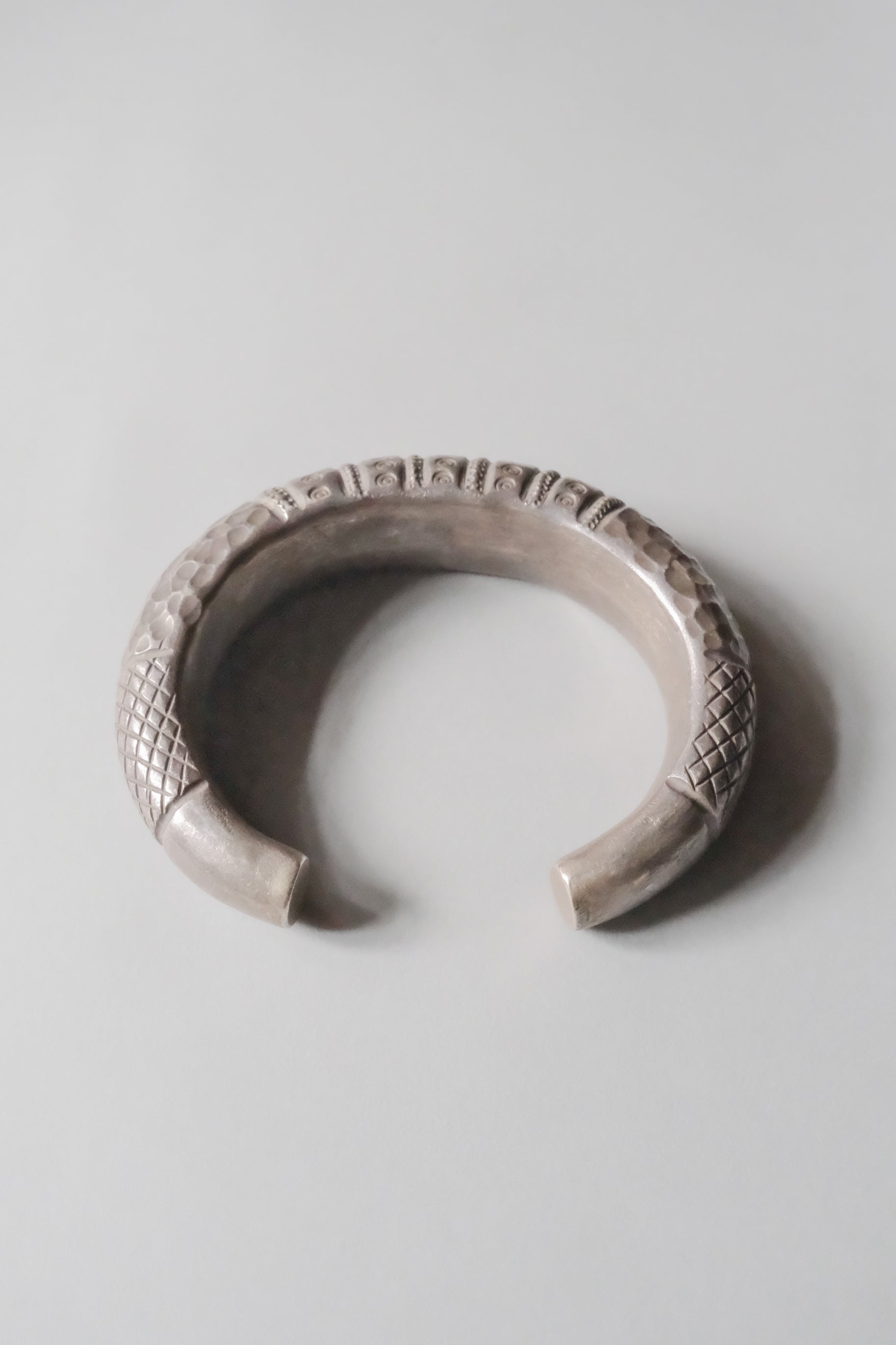 Ethnic Handcrafted Silver Cuff Bracelet I