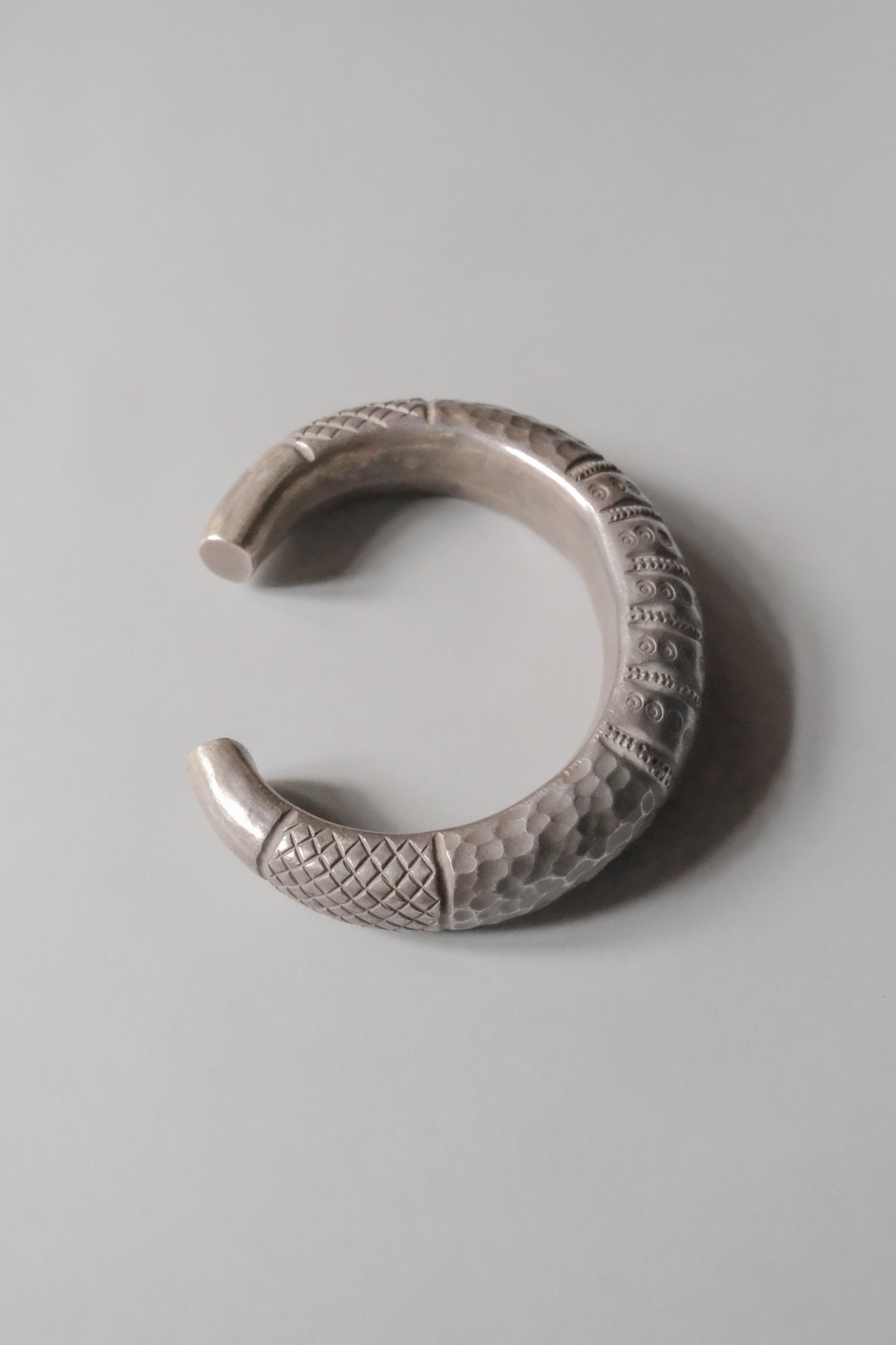 Ethnic Handcrafted Silver Cuff Bracelet I