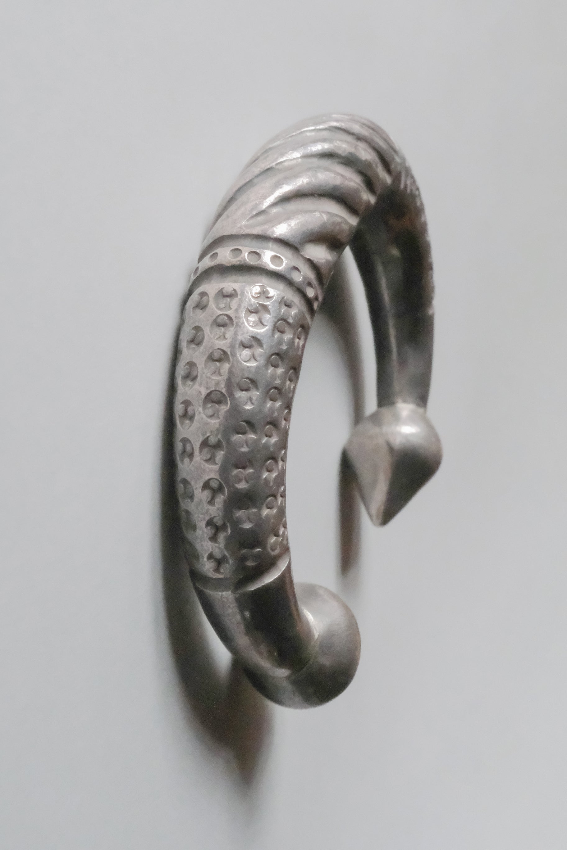 Ethnic Handcrafted Silver Cuff Bracelet Ⅱ