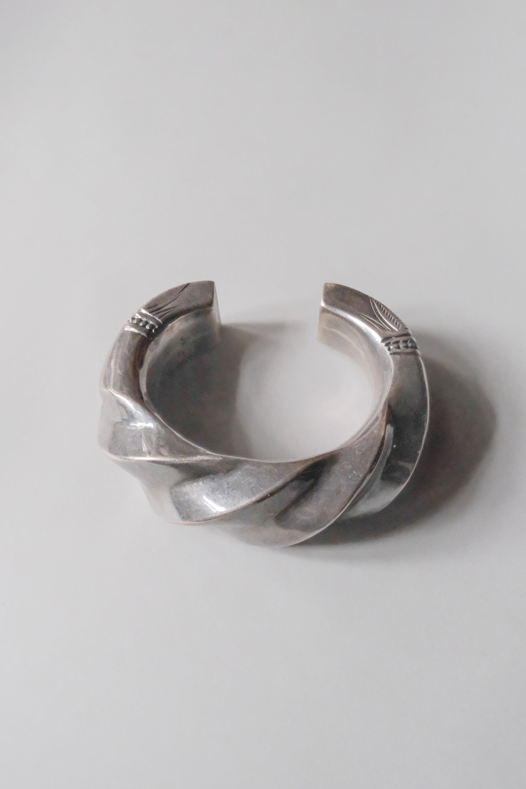 Ethnic Handcrafted Silver Cuff Bracelet III