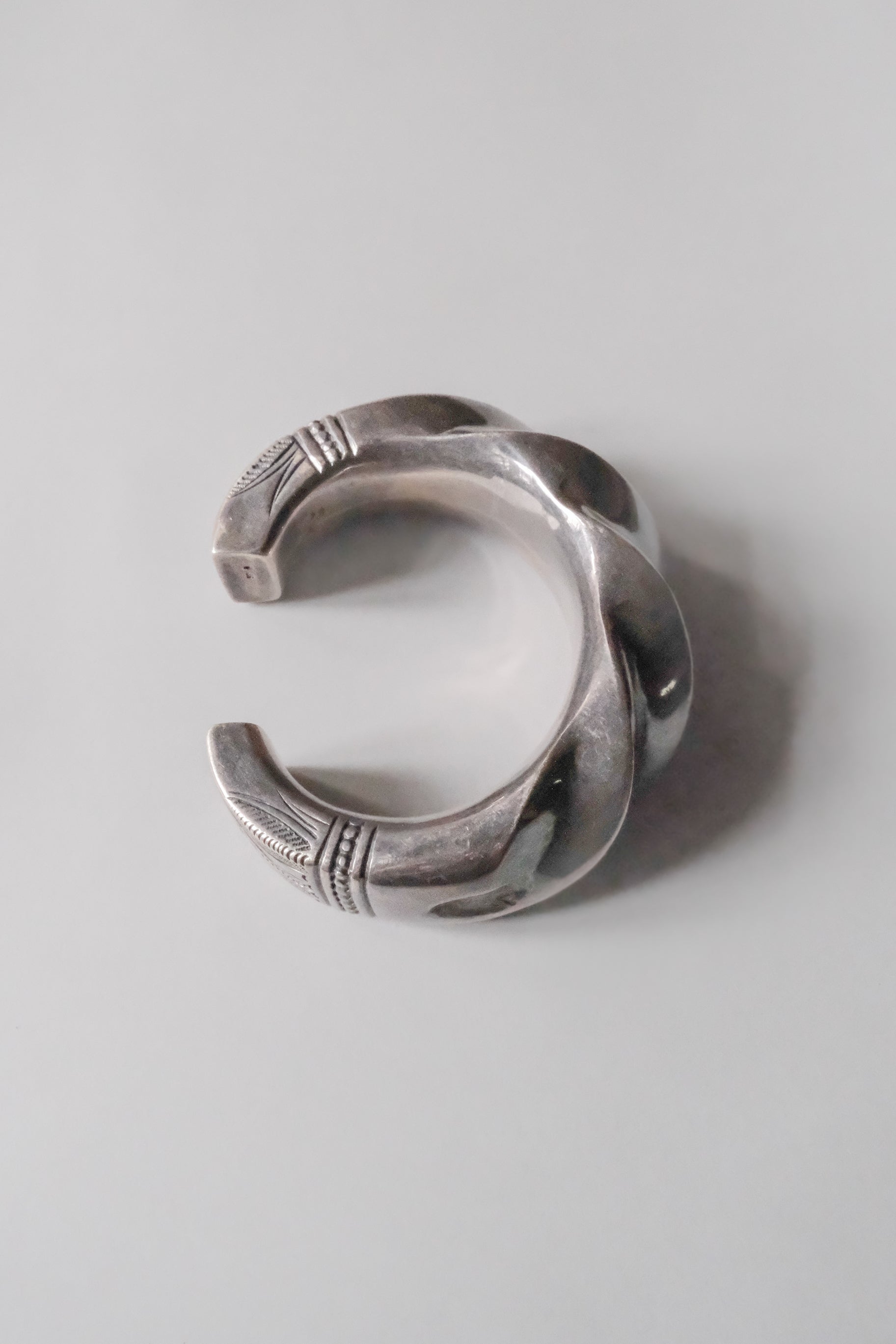 Ethnic Handcrafted Silver Cuff Bracelet III