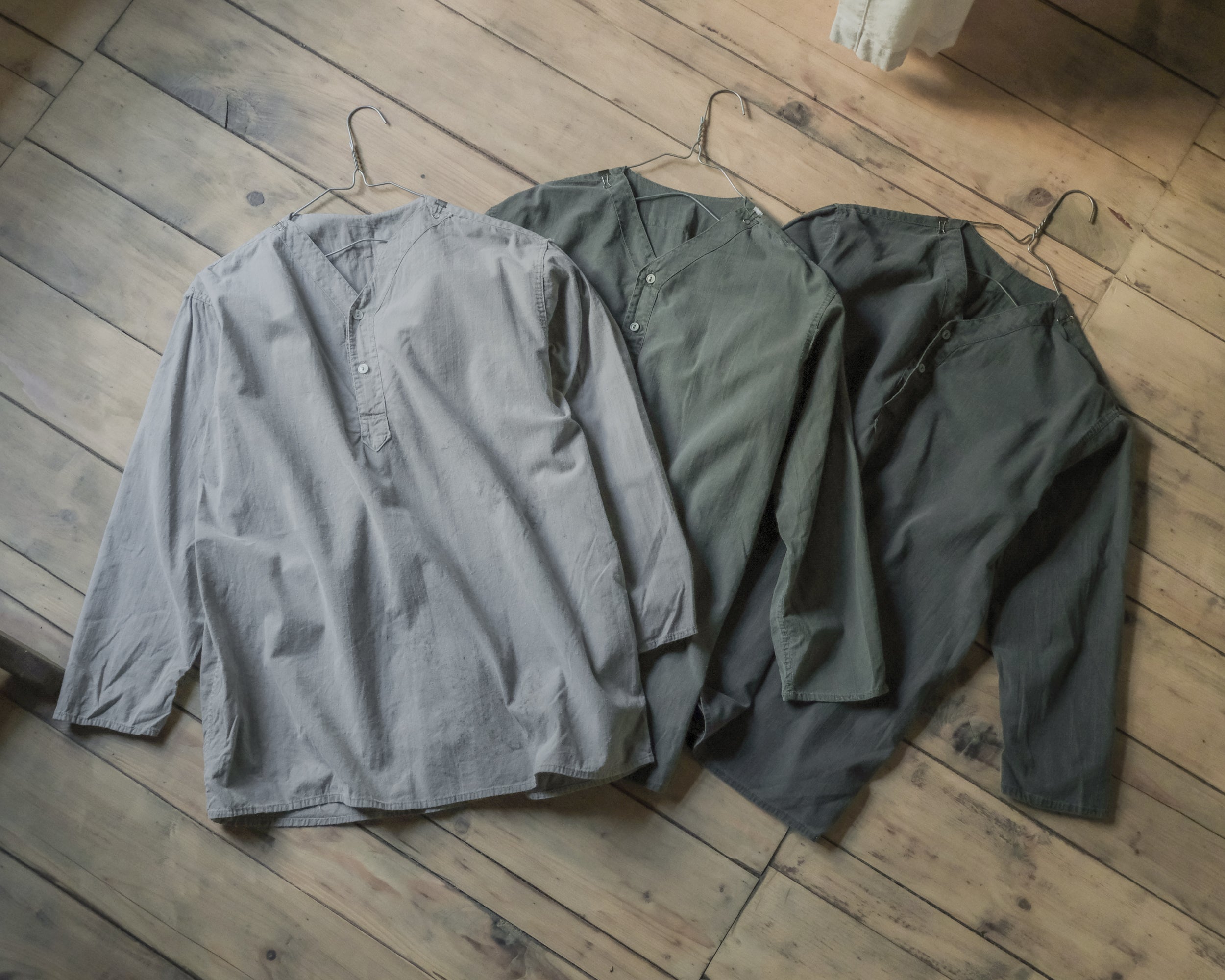 "Rework" USSR Army Summer Pyjama Shirt Over Dyed / 後染蘇聯軍用夏季睡衣