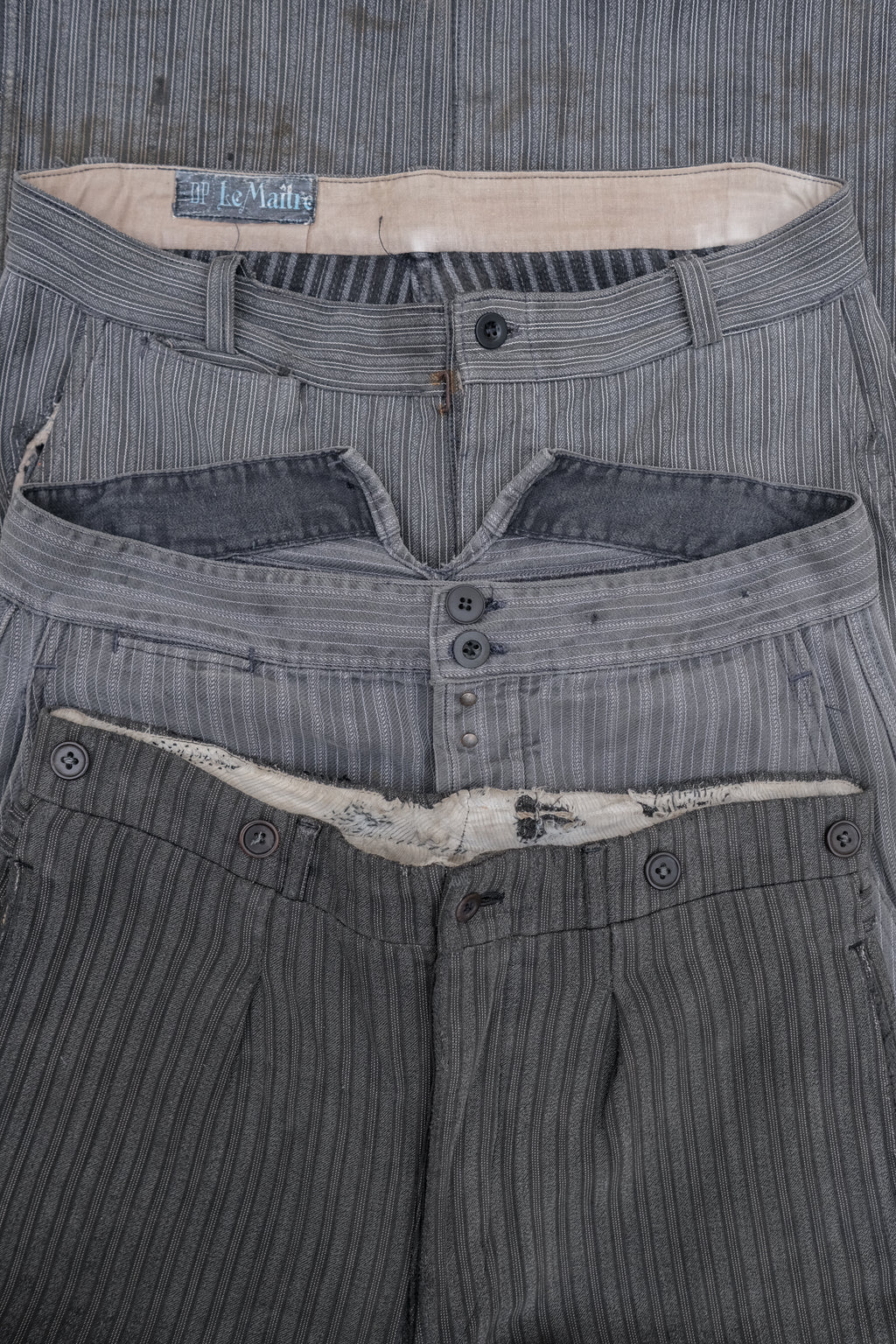 1950's "Le Maitre"French Stripe Work Trousers  / "Le Maitre"法國工作褲