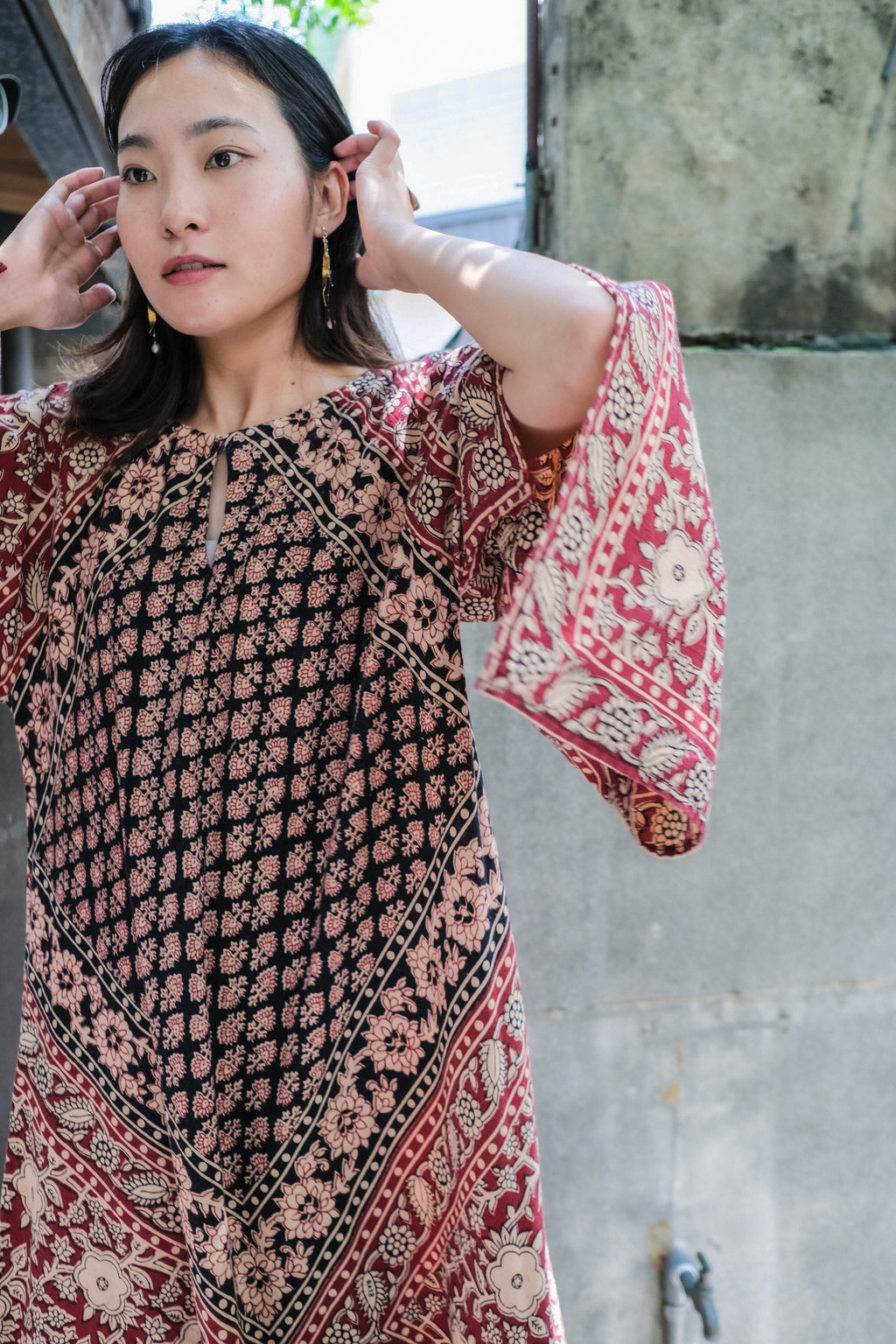Vintage Mexican Oaxana Embroidered Dress