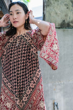 Vintage Mexican Oaxana Embroidered Dress
