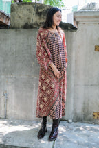 Vintage Mexican Oaxana Embroidered Dress