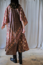 Vintage Mexican Oaxana Embroidered Dress