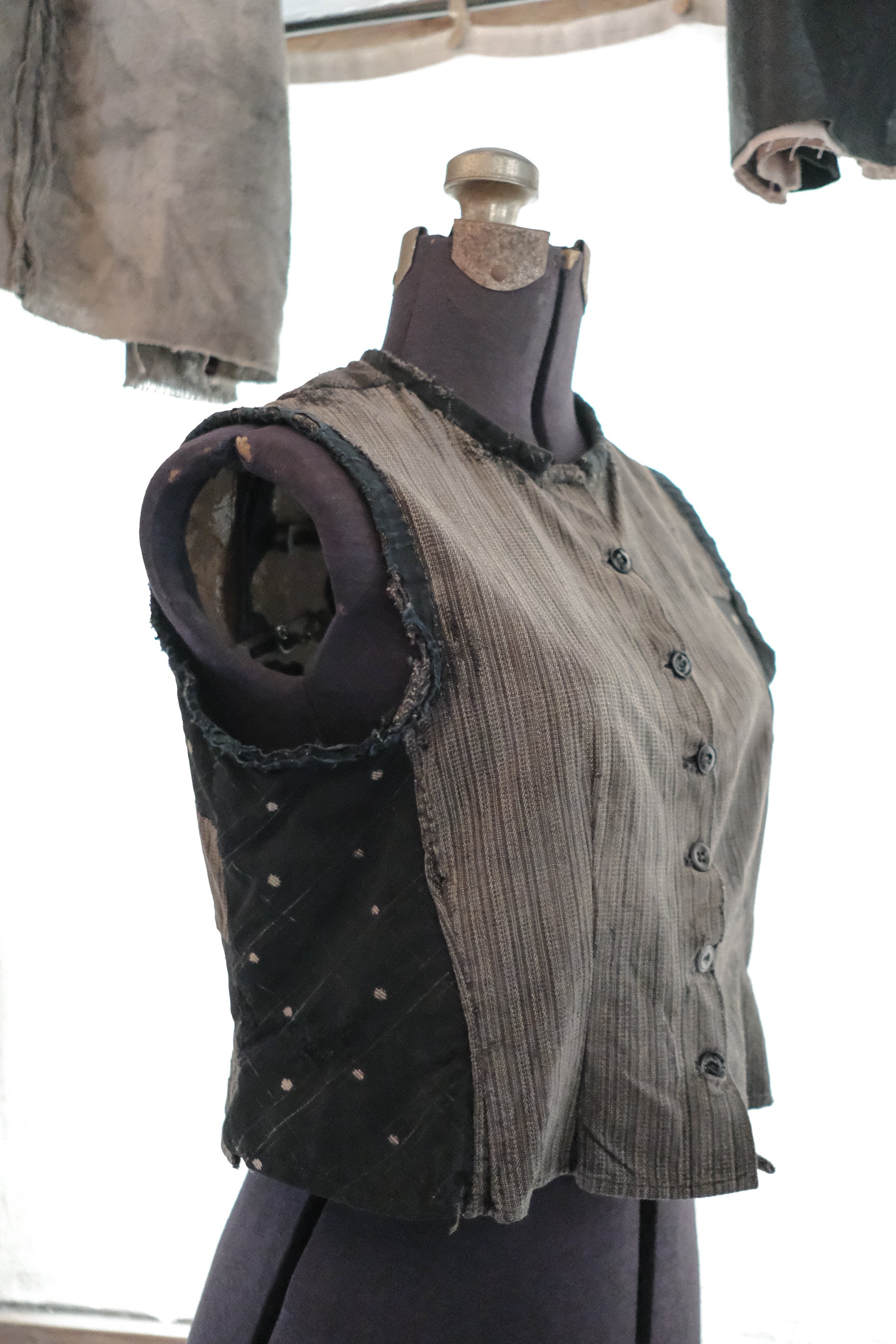 1930's French Women Work Corset Vest / 法國女士束身作務背心
