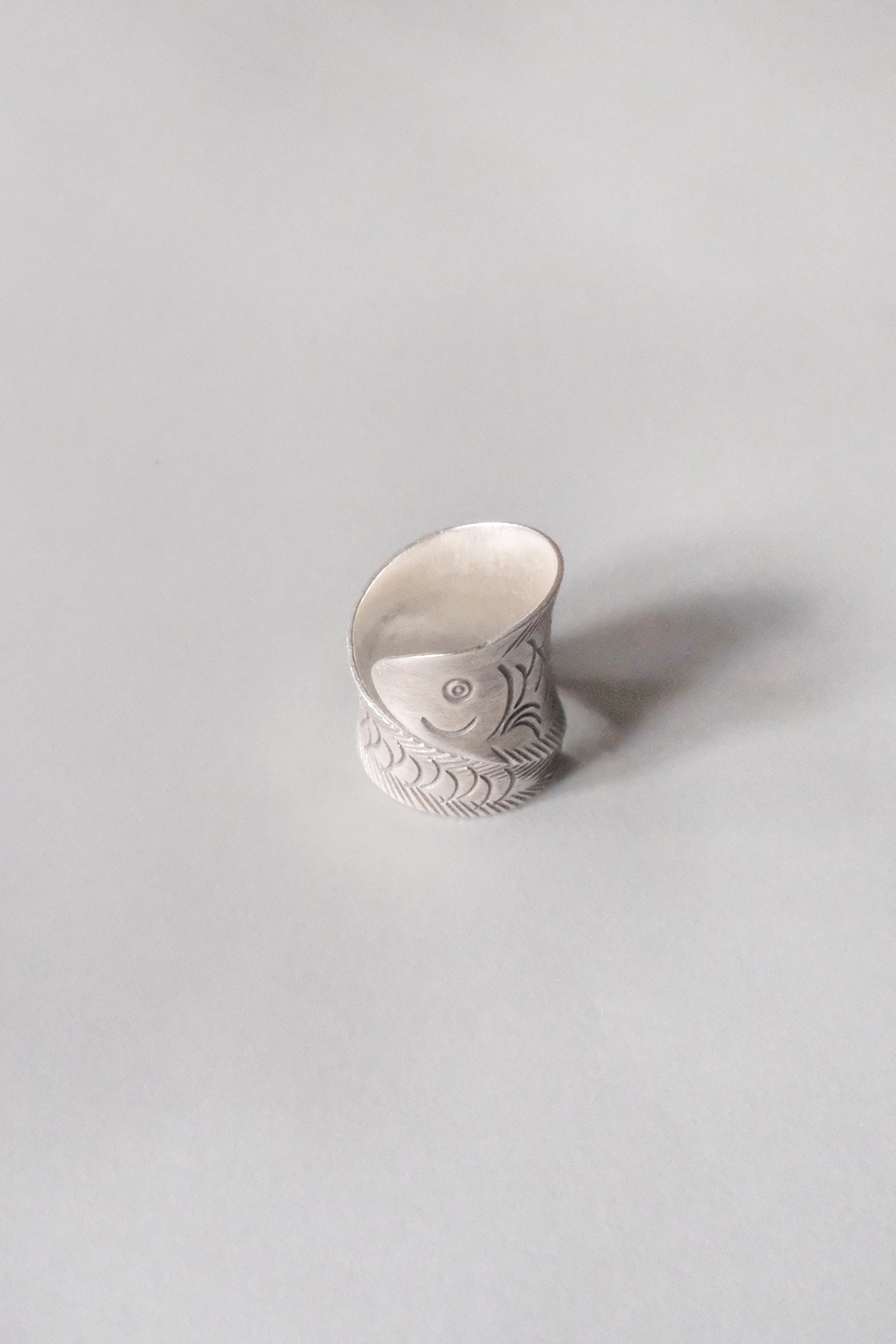 Ethnic Handcrafted Silver Ring _ CR V