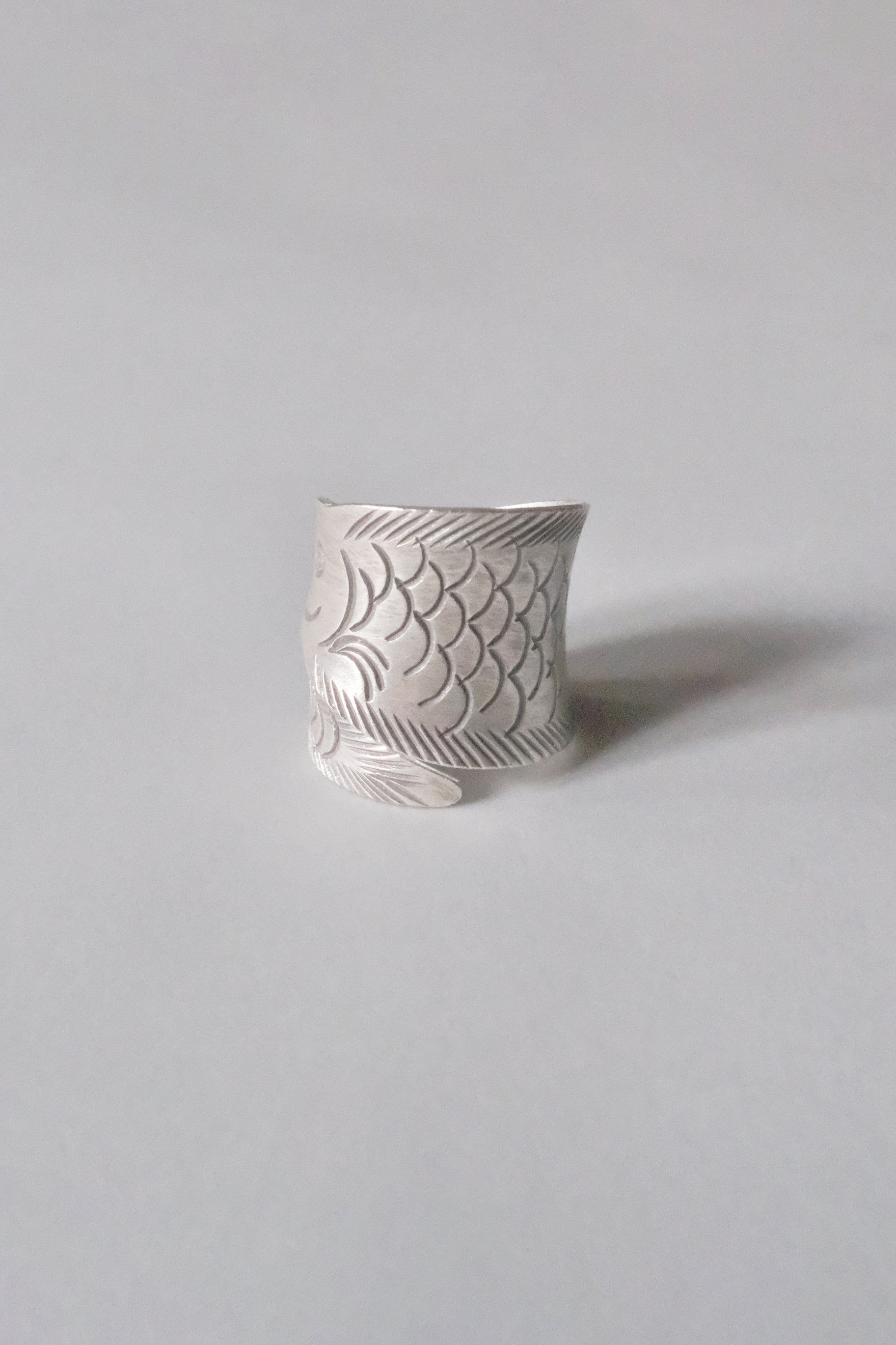 Ethnic Handcrafted Silver Ring _ CR V