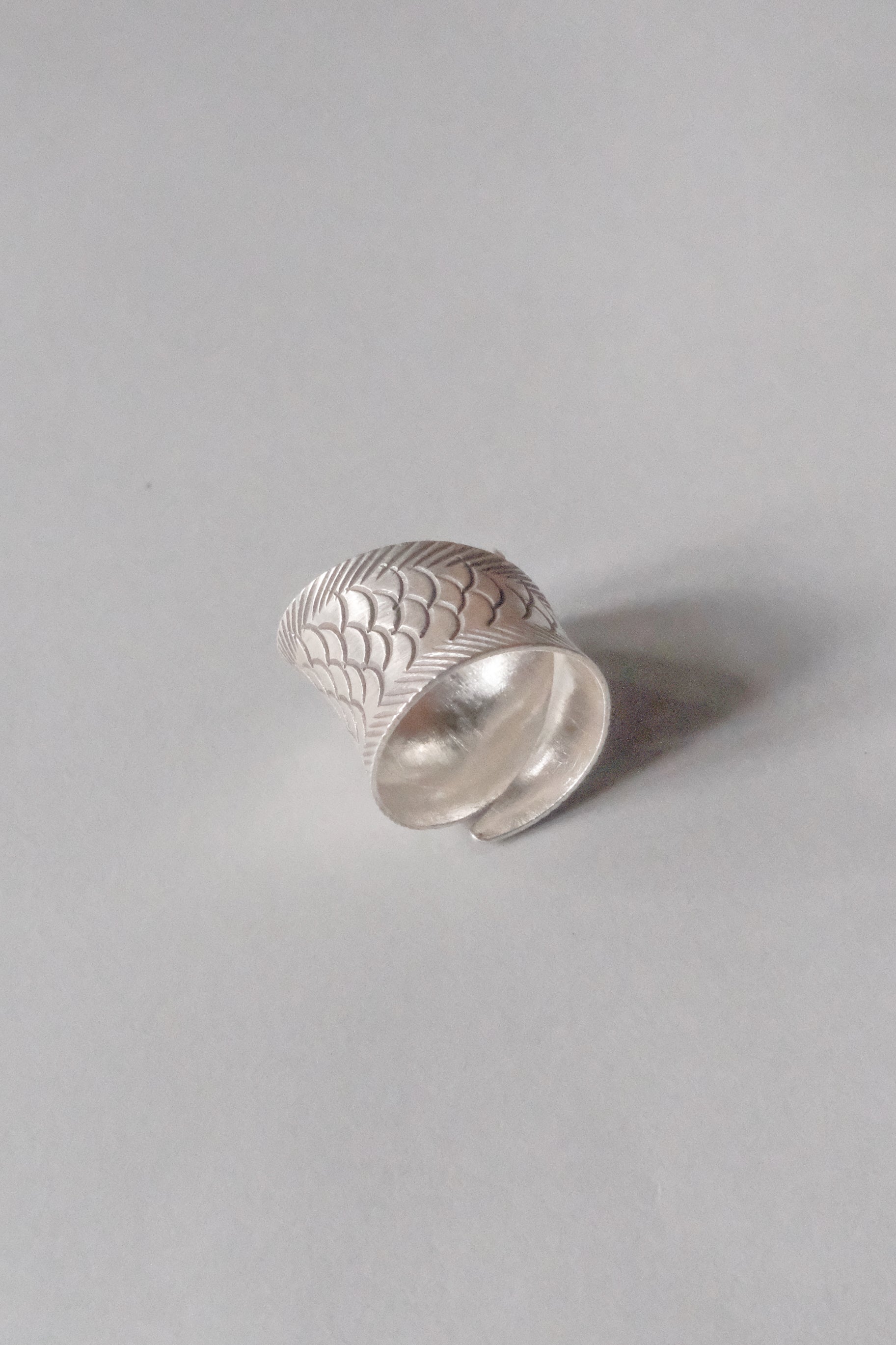 Ethnic Handcrafted Silver Ring _ CR V