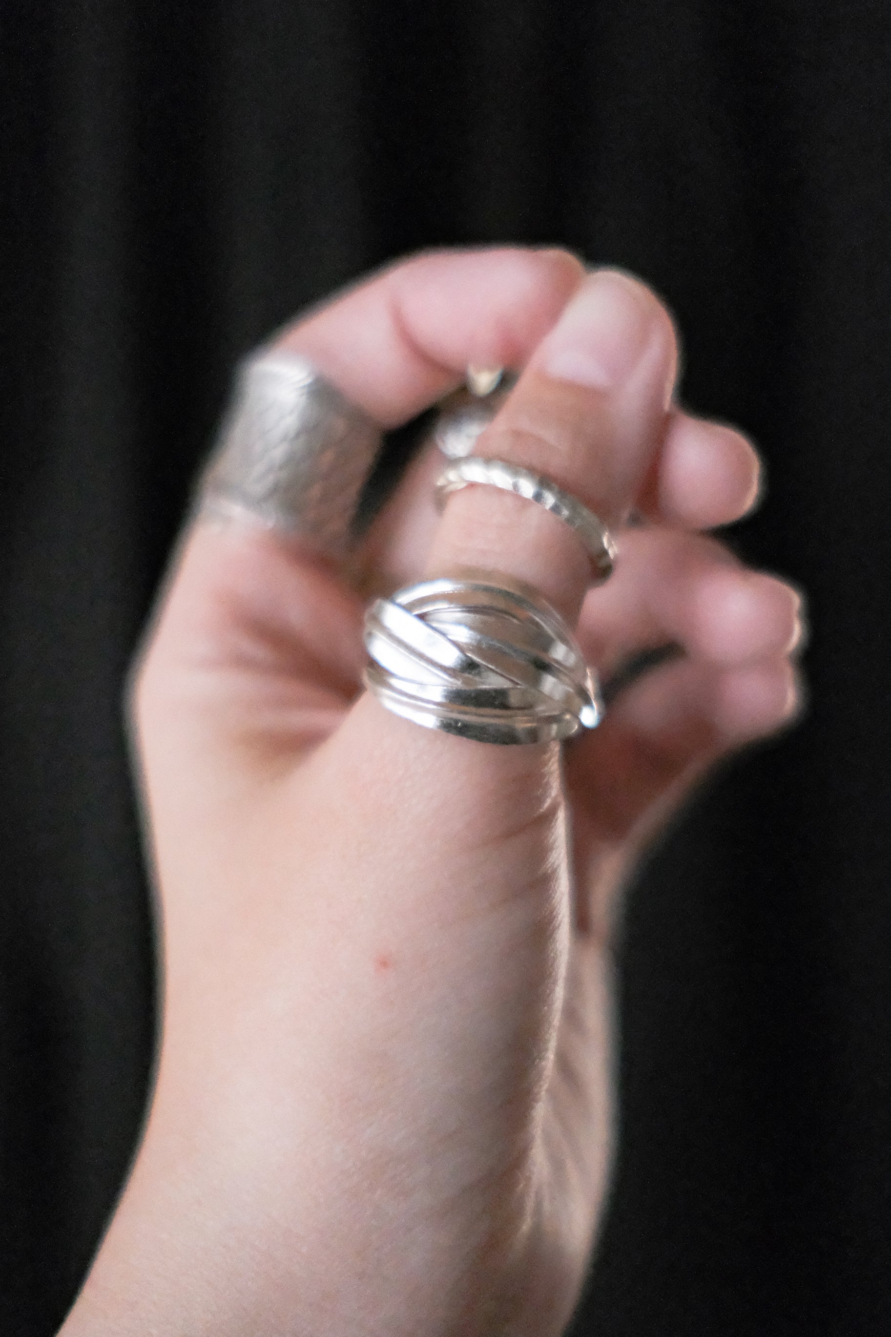 Ethnic Handcrafted Silver Ring _ BO XXXVIII