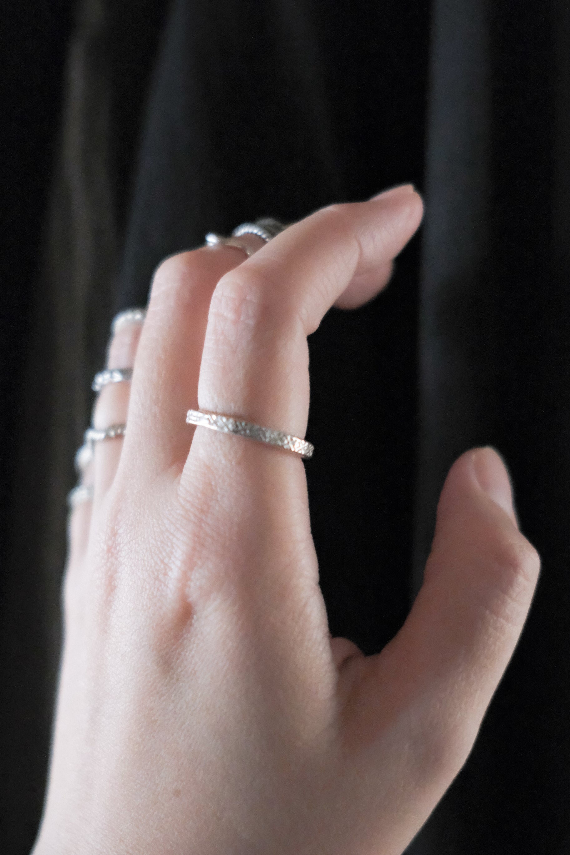 Ethnic Handcrafted Silver Ring _ TO IX