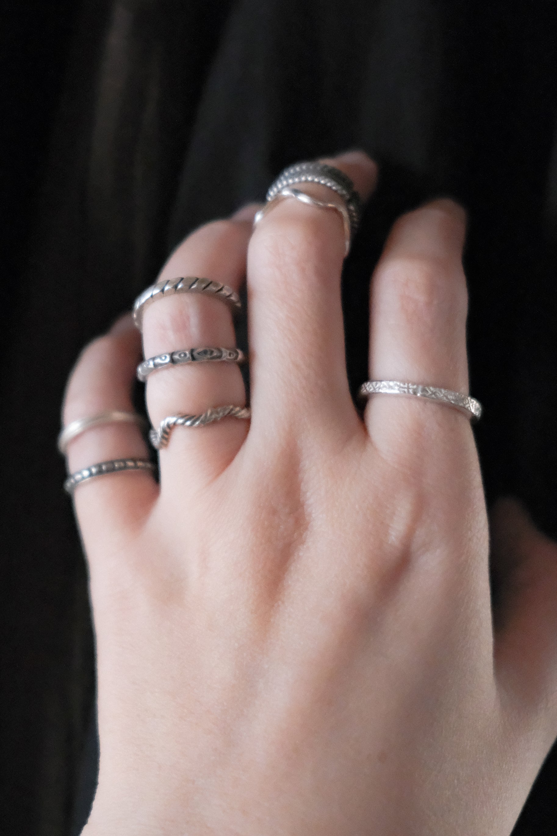 Ethnic Handcrafted Silver Ring _ TO VIII