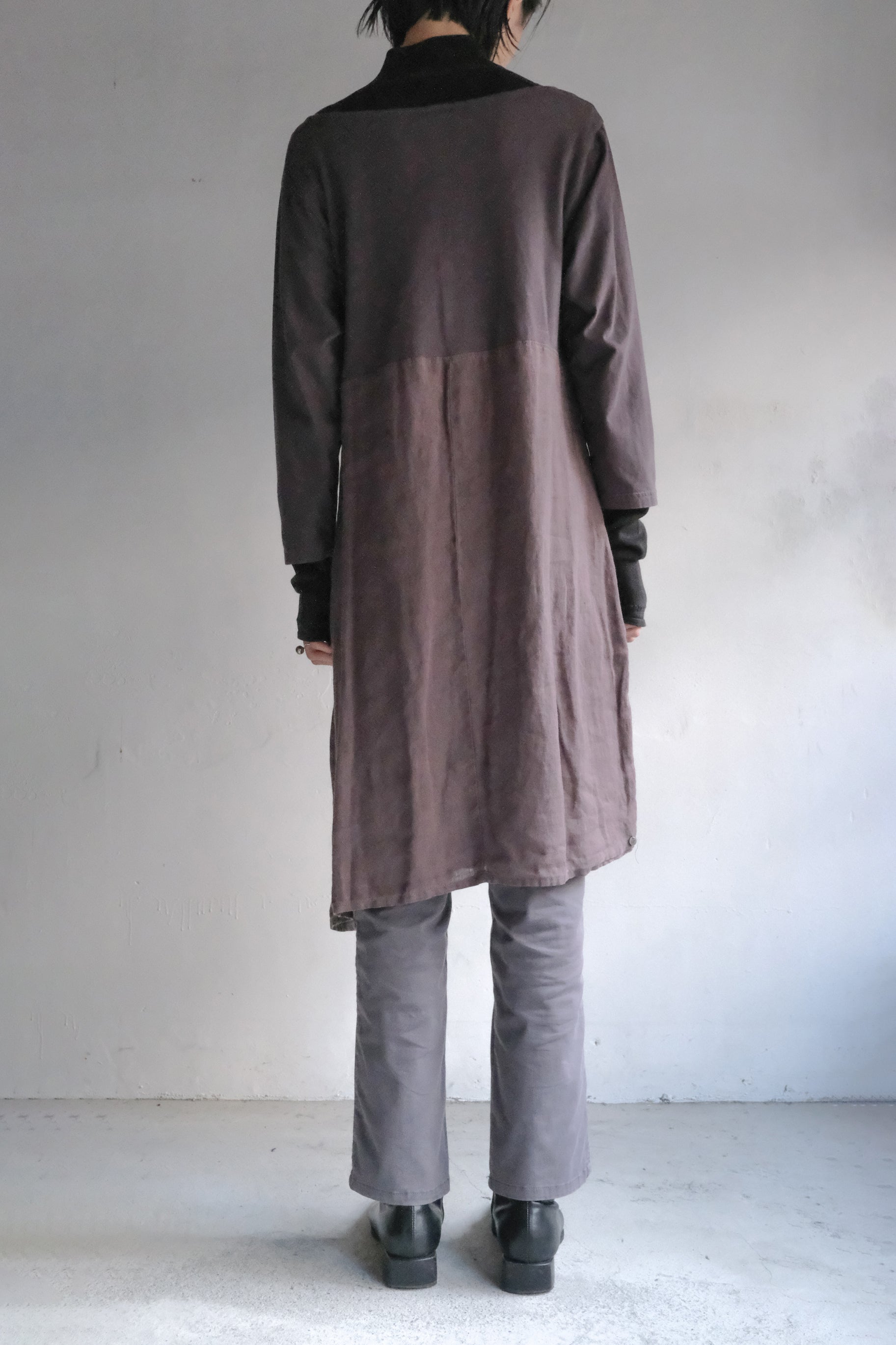Europe Rayon and Linen Dress / 歐洲混紡洋裝
