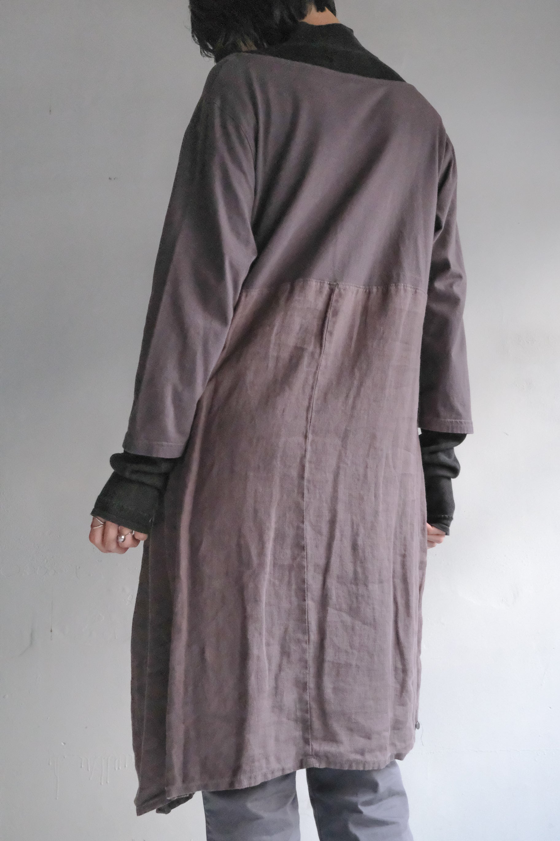 Europe Rayon and Linen Dress / 歐洲混紡洋裝