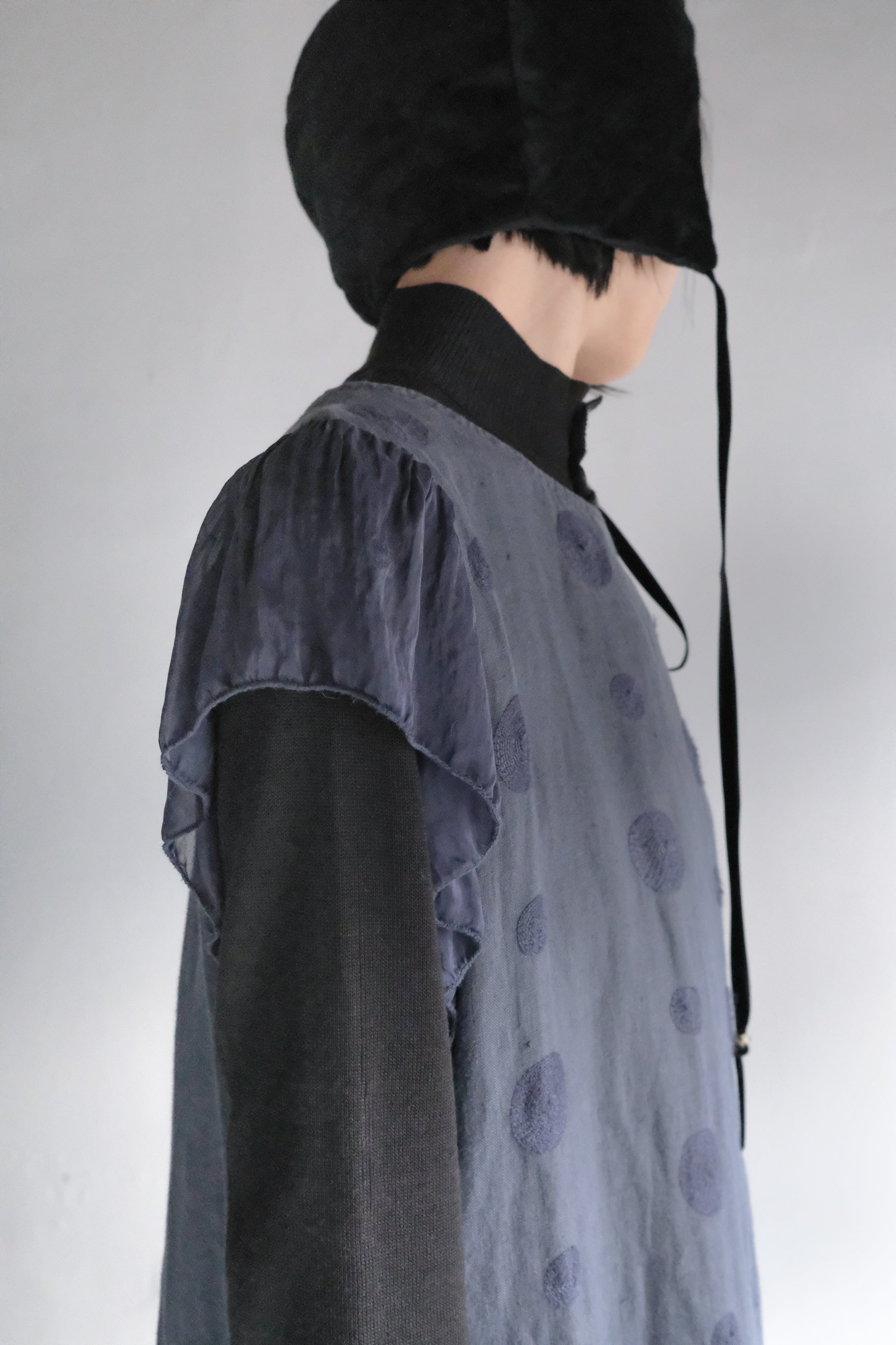 Italian Ruffled Sleeve Linen Top / 義大利荷葉邊義大利荷葉邊麻質上衣