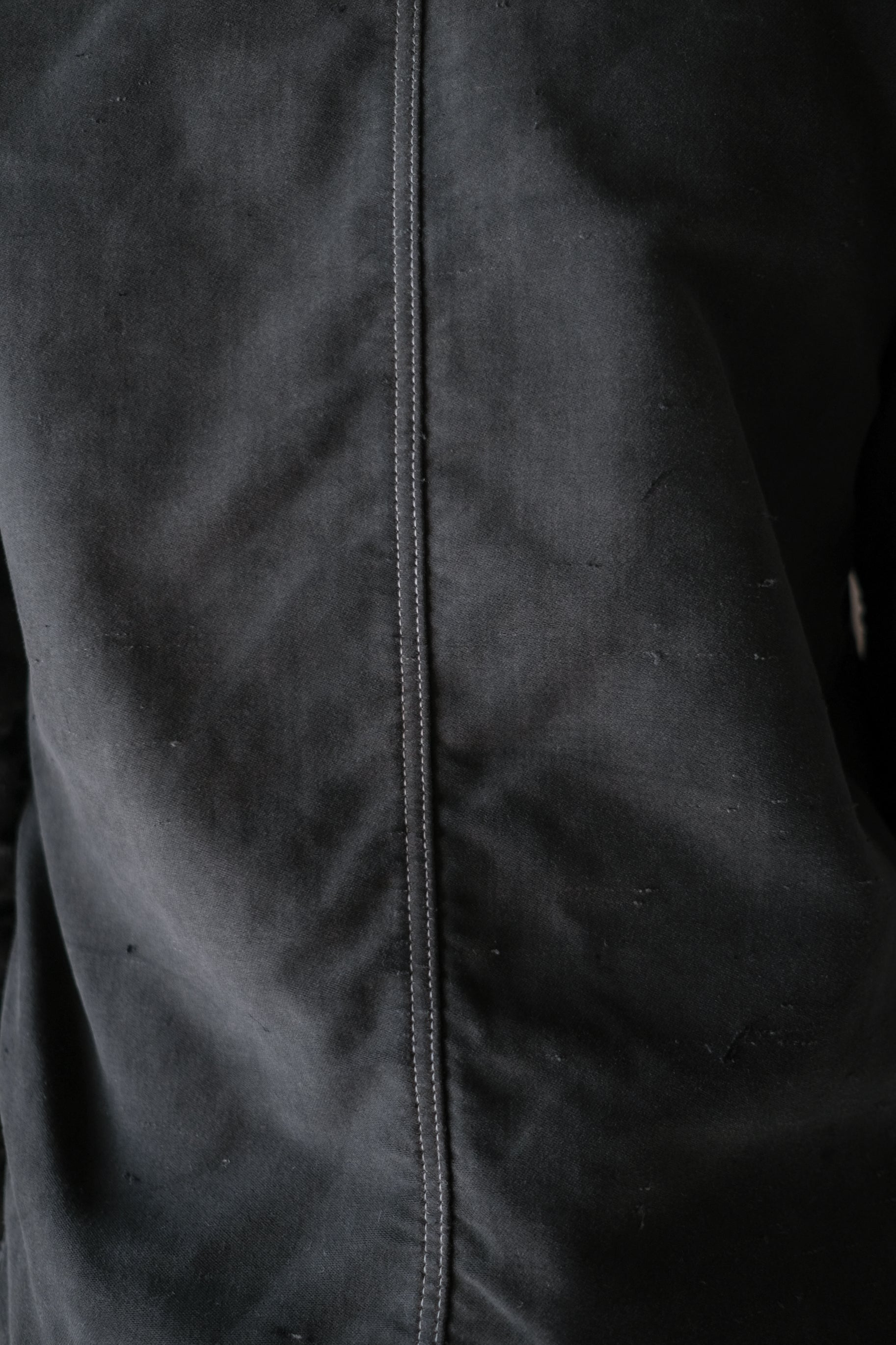 1950's "Adolph Lafont" French Black Moleskin Work Jacket / 法國黑色工作外套