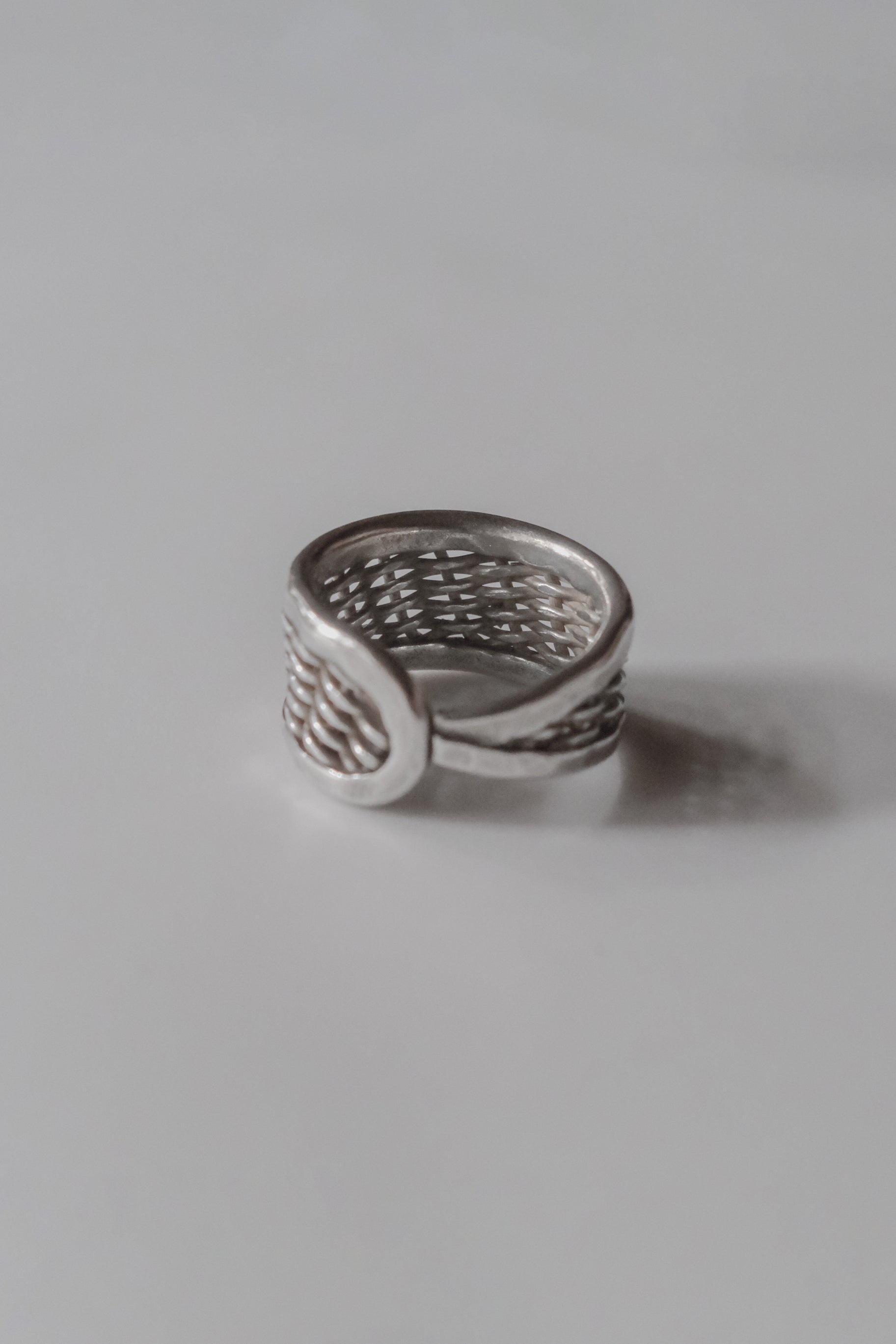Ethnic Handcrafted Silver Ring _ WO	XLII
