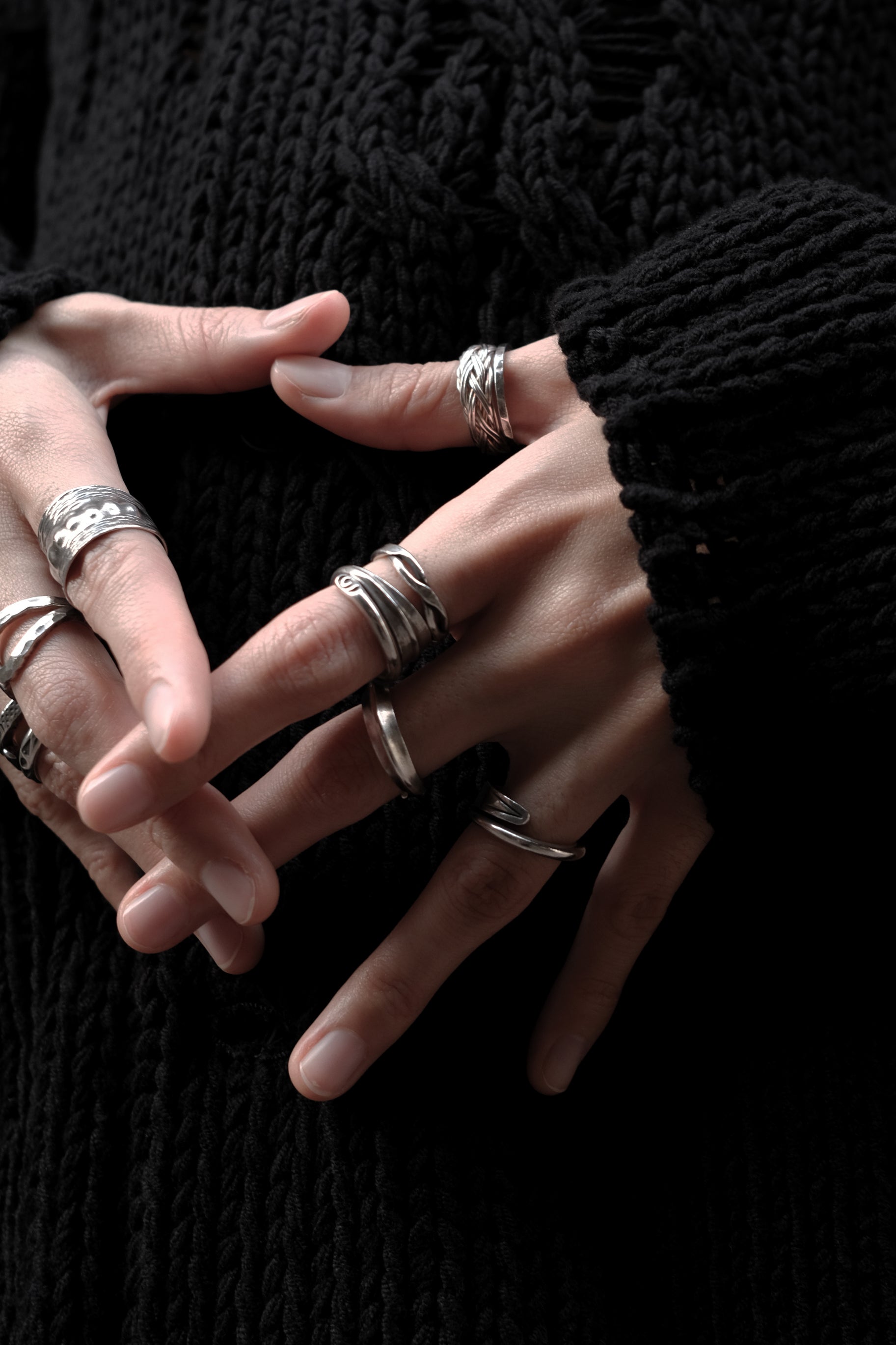 Ethnic Handcrafted Silver Ring _ CR VII