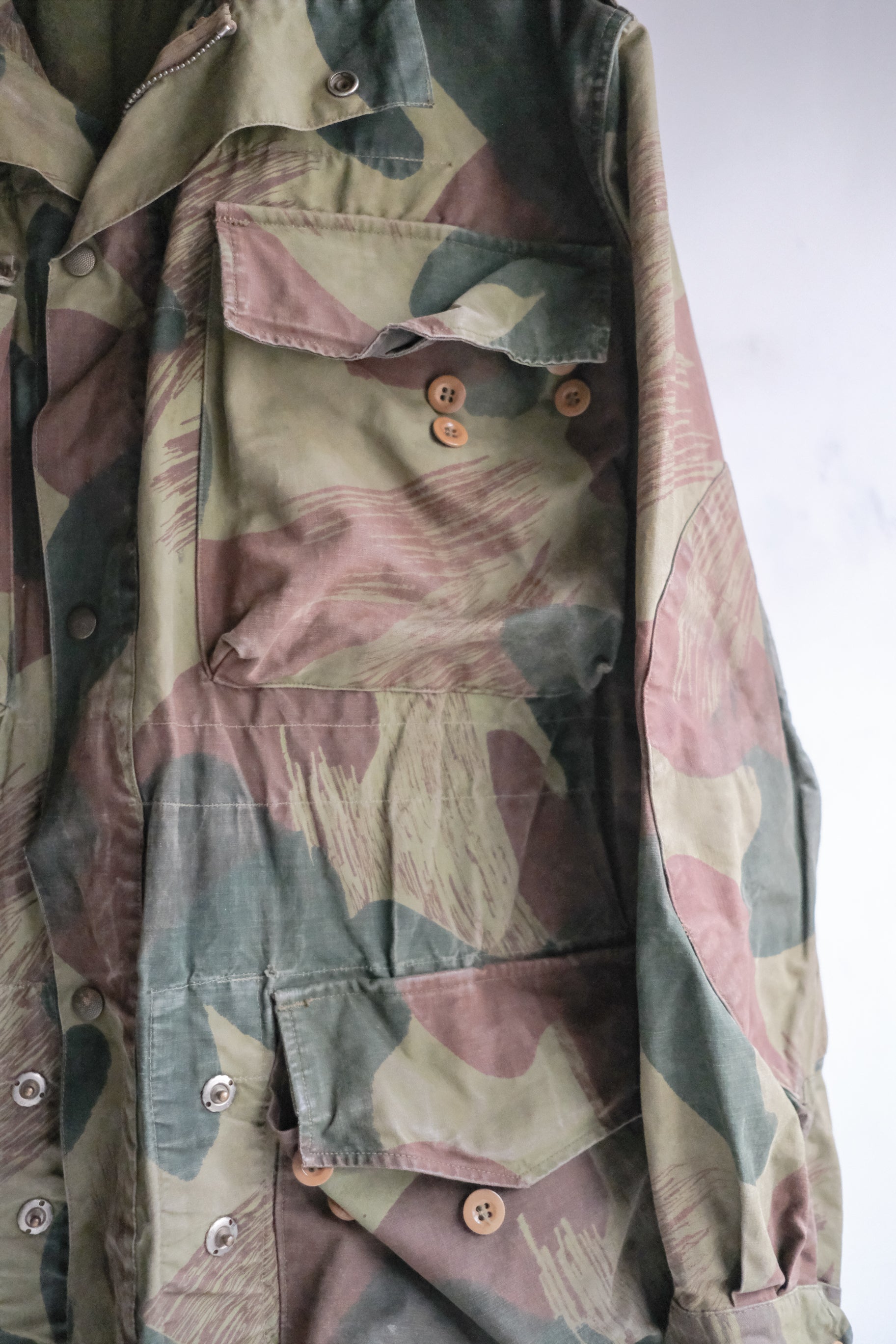 1950’s Belgian Paratrooper Brushstroke Camo Smock / 比利時傘兵筆觸迷彩外套
