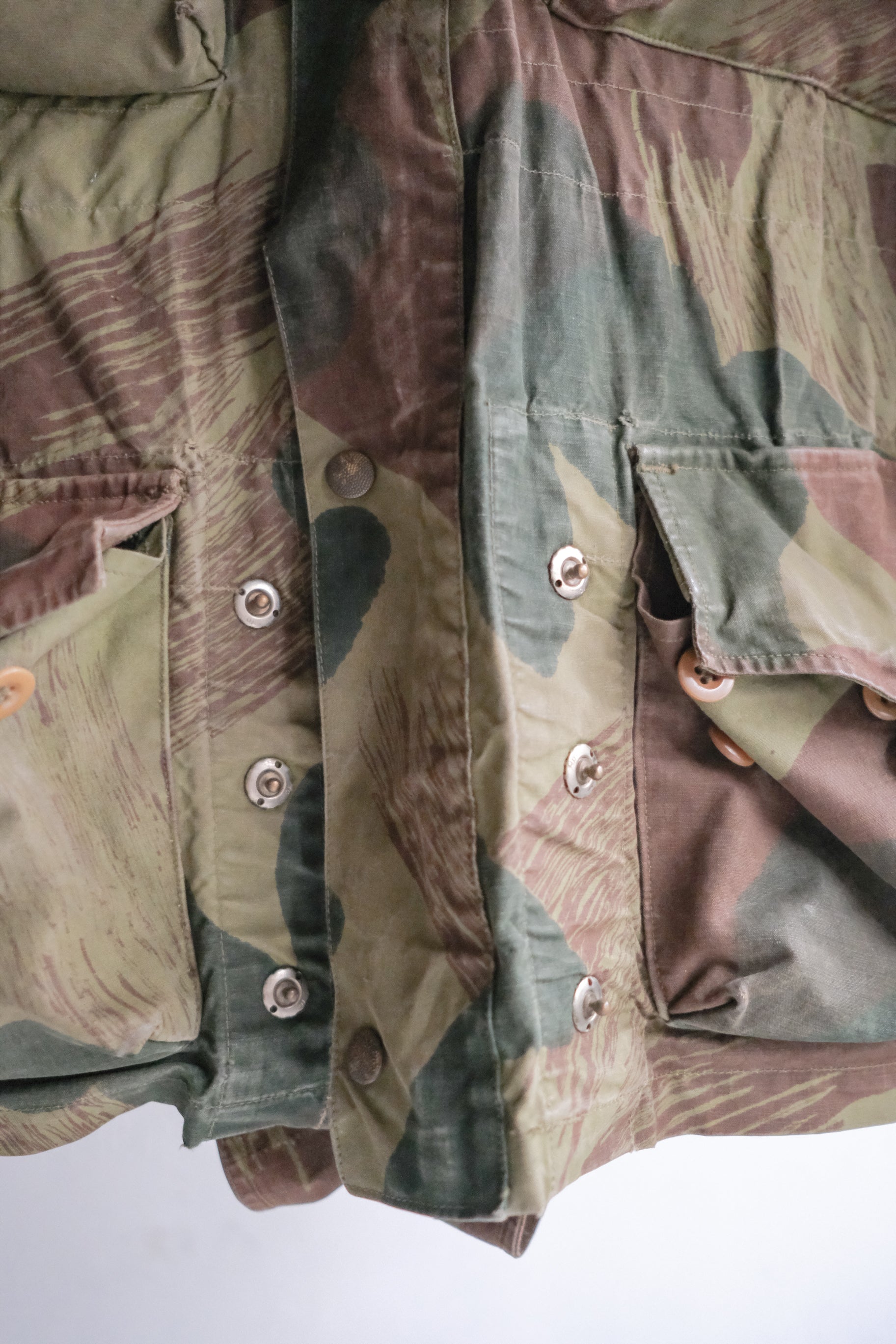 1950’s Belgian Paratrooper Brushstroke Camo Smock / 比利時傘兵筆觸迷彩外套