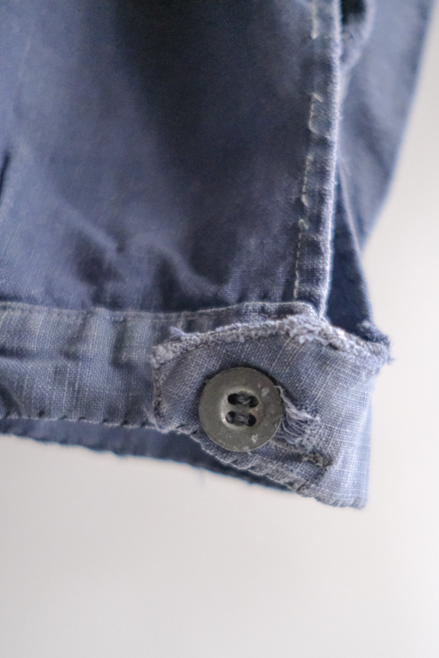 1940’s French Métis Linen Cotton Cyclist Buckle Jacket / 法國混紡棉麻自行車外套