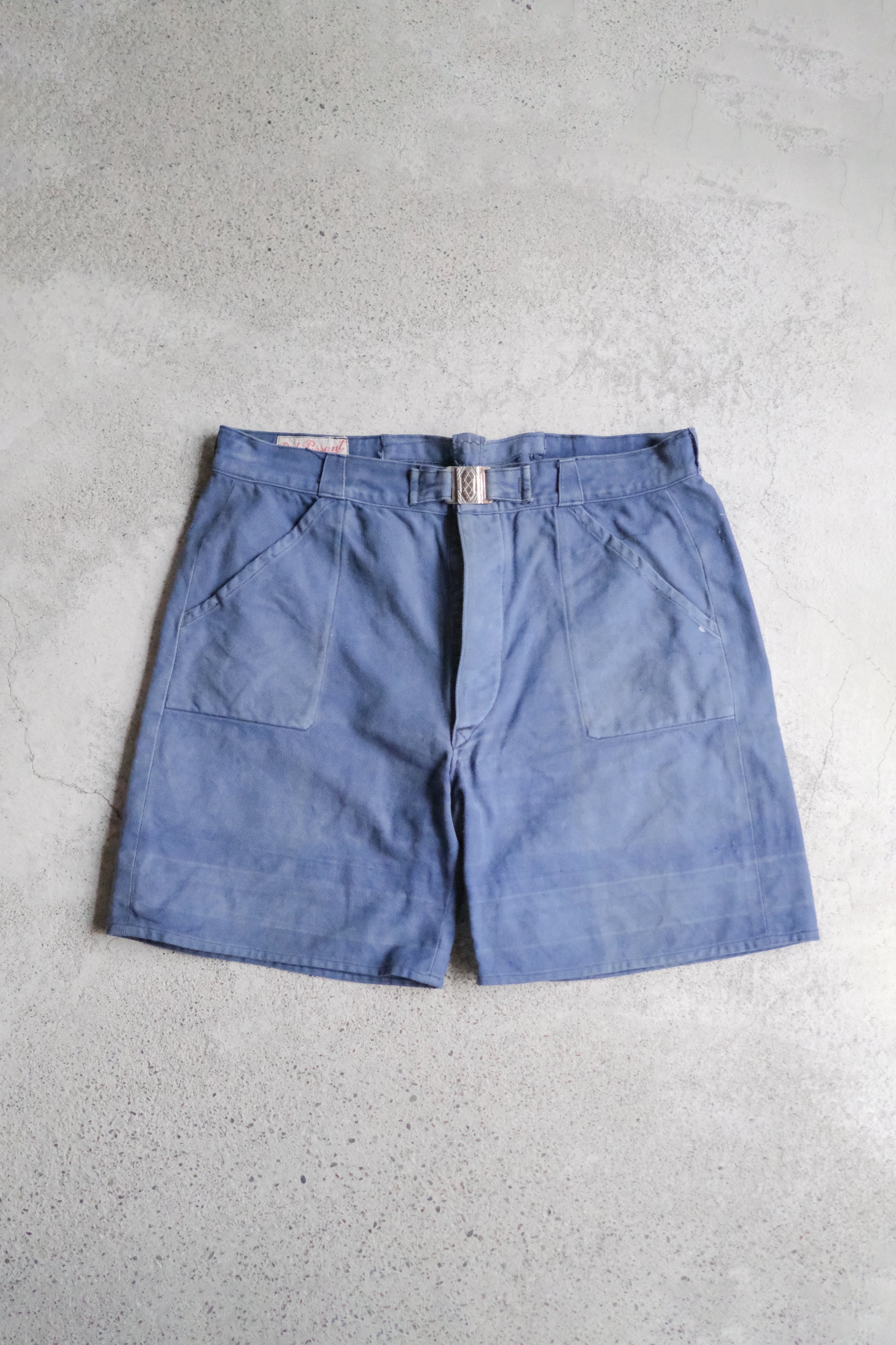 1950’s French Work Shorts with Buckle / 法國帶扣工作短褲