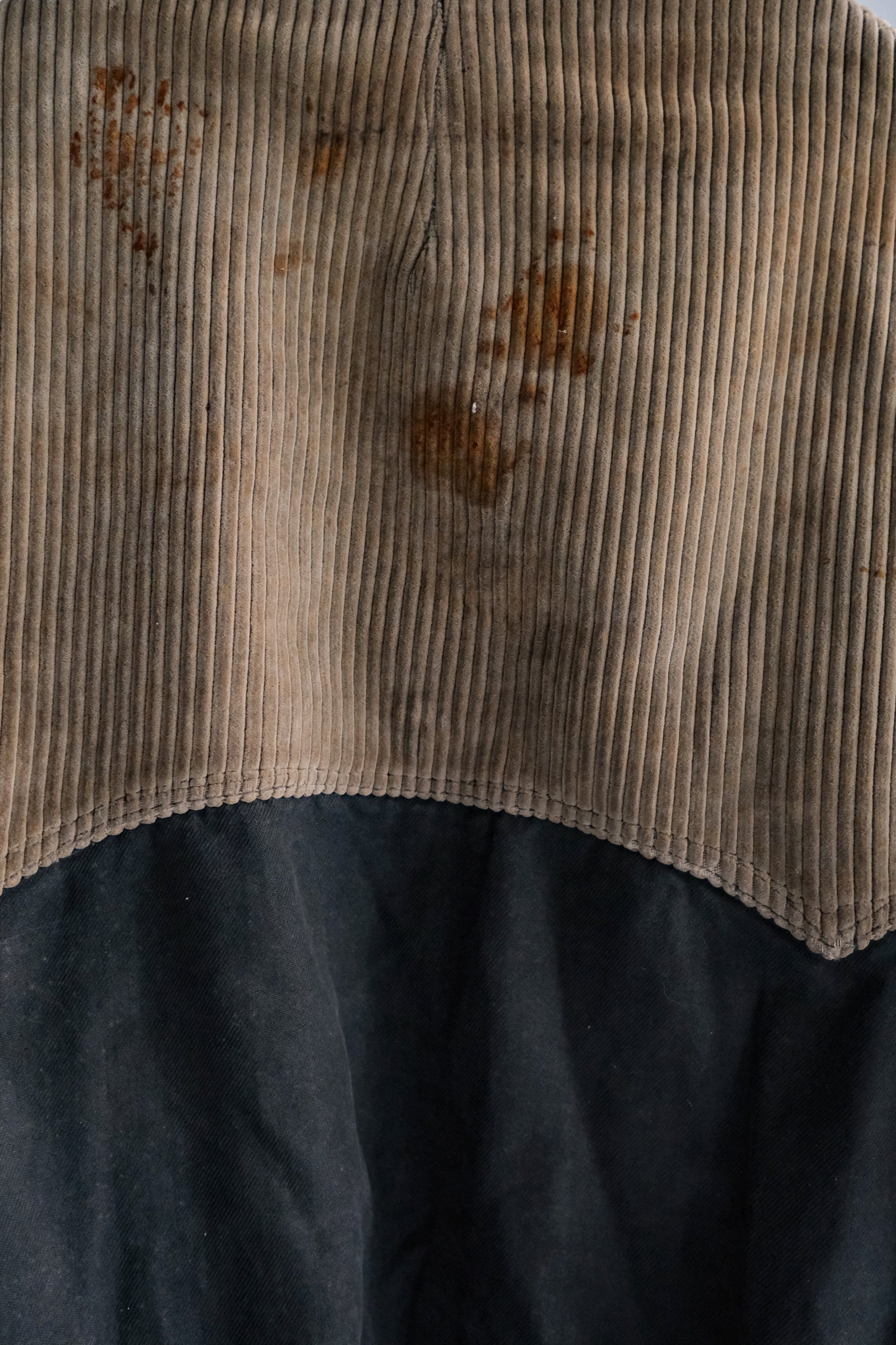 1940’s Belgian Sleeved Gilet Work Jacket / 比利時古著長袖背心工作外套