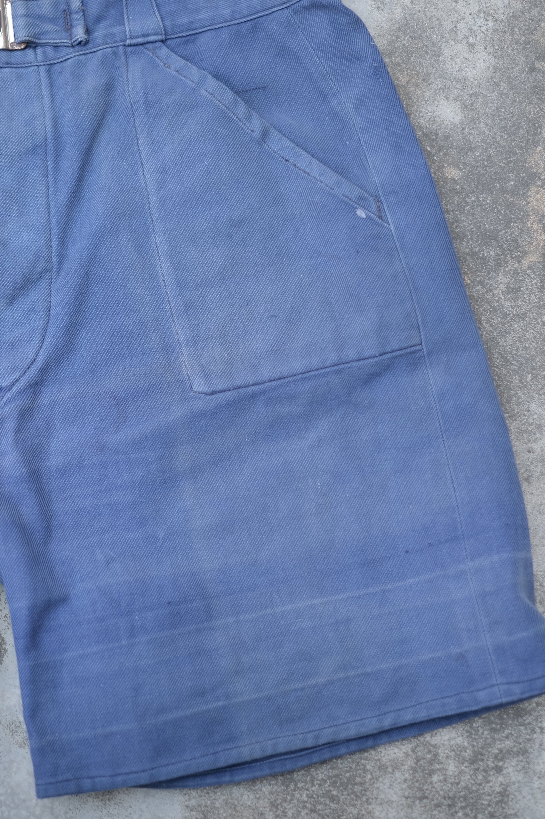 1950’s French Work Shorts with Buckle / 法國帶扣工作短褲
