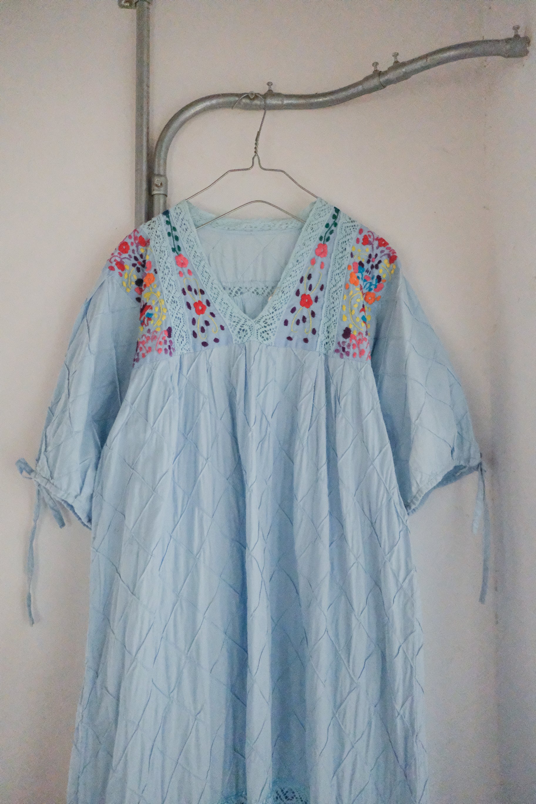 Mexican Folk Lace Dress / 墨西哥刺繡洋裝