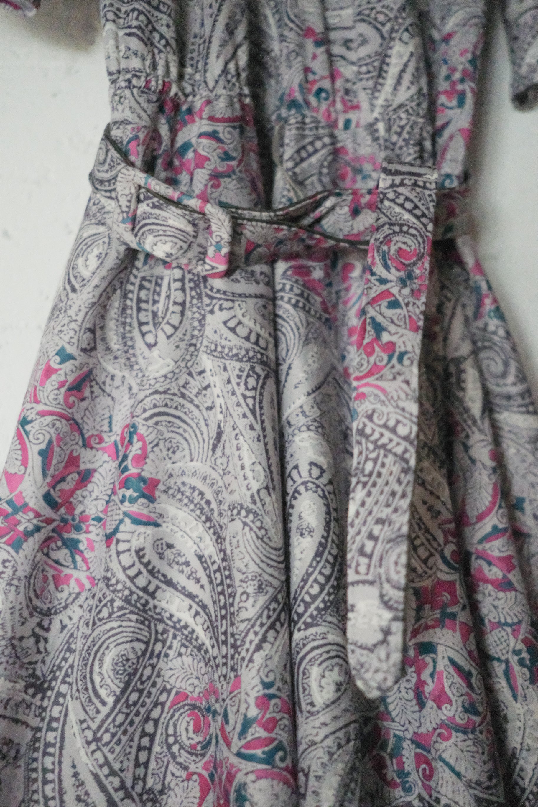 Vintage Floral Dress / 蕾絲領碎花洋裝