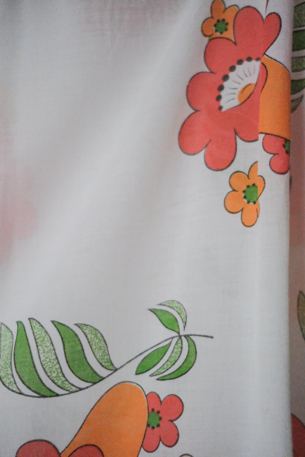 Vintage Floral  Sheer Dress / 橘之花透膚洋裝