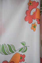 Vintage Floral  Sheer Dress / 橘之花透膚洋裝