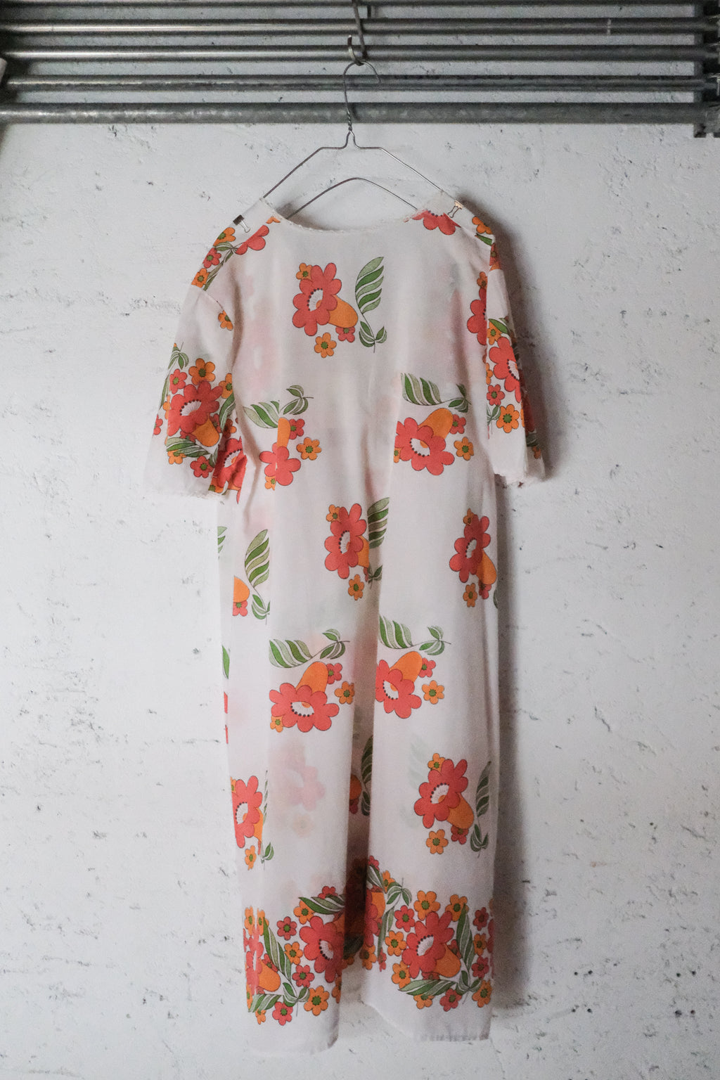 Vintage Floral  Sheer Dress / 橘之花透膚洋裝