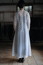 Vintage Floral Jacquard Dress / 透膚緹花洋娃娃裙